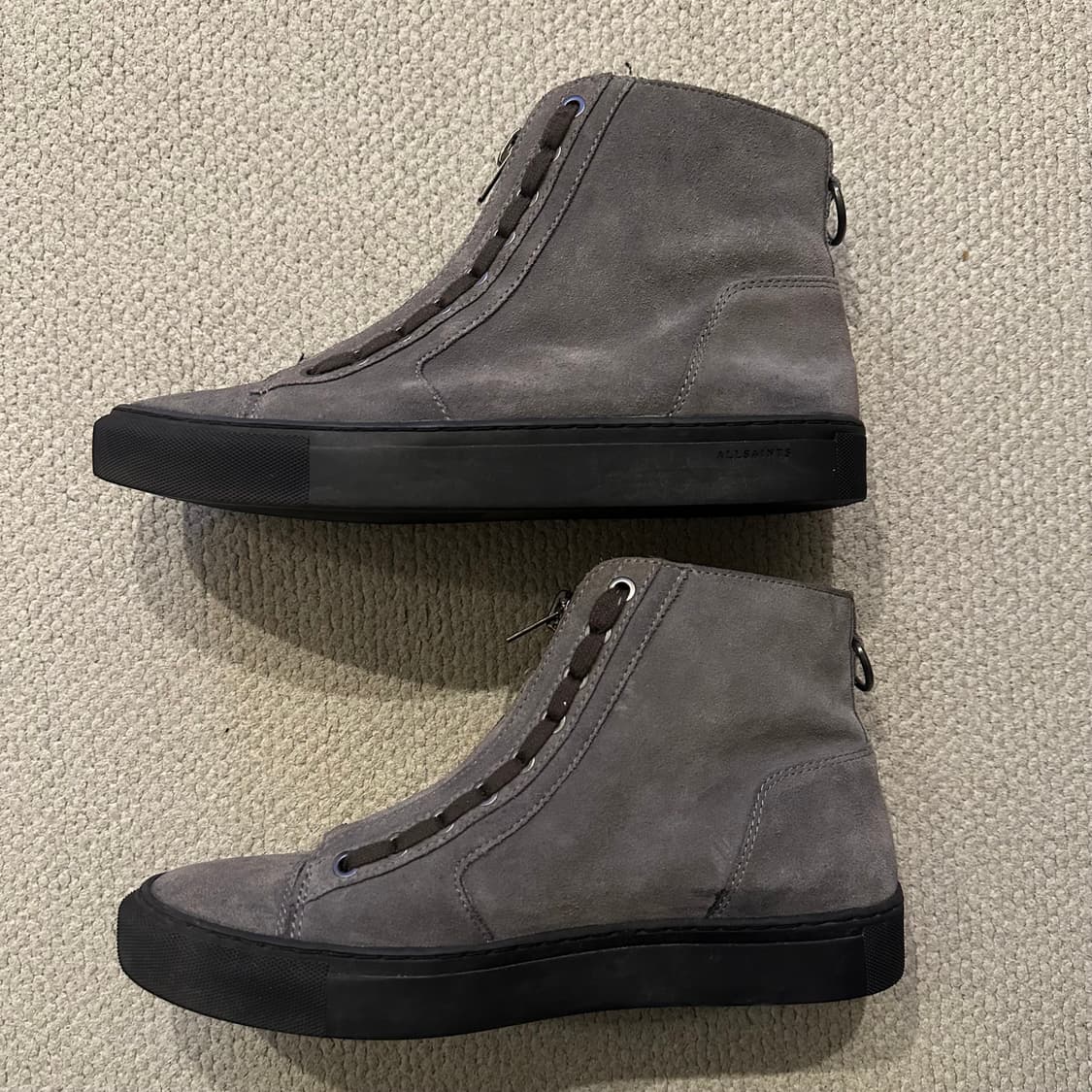 올세인츠 AllSaints 리얼 스웨이드 하이탑 스니커즈 상품이미지10