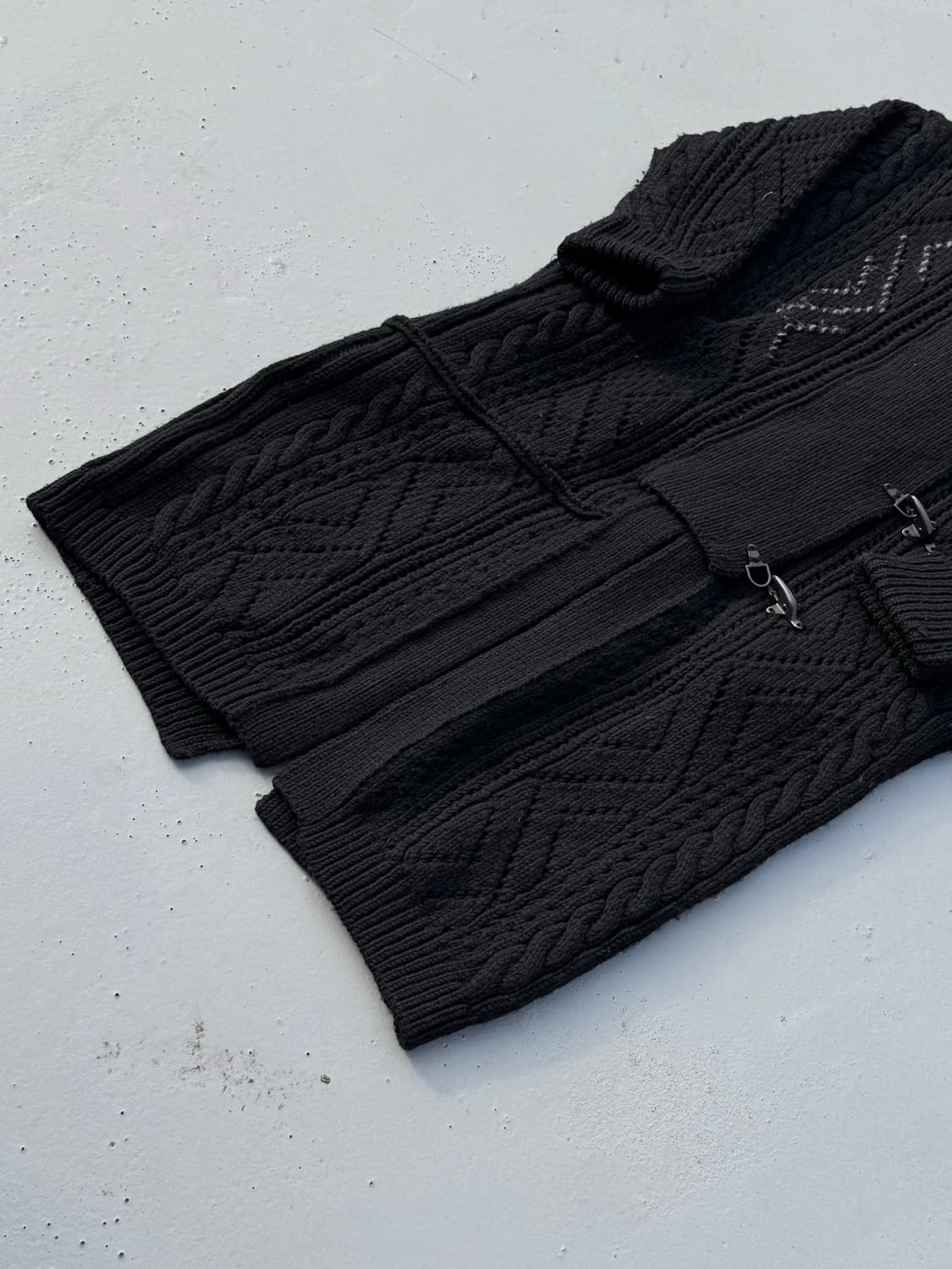 19AW Yohji Yamamoto Pour Homme Knit Coat 상품이미지4