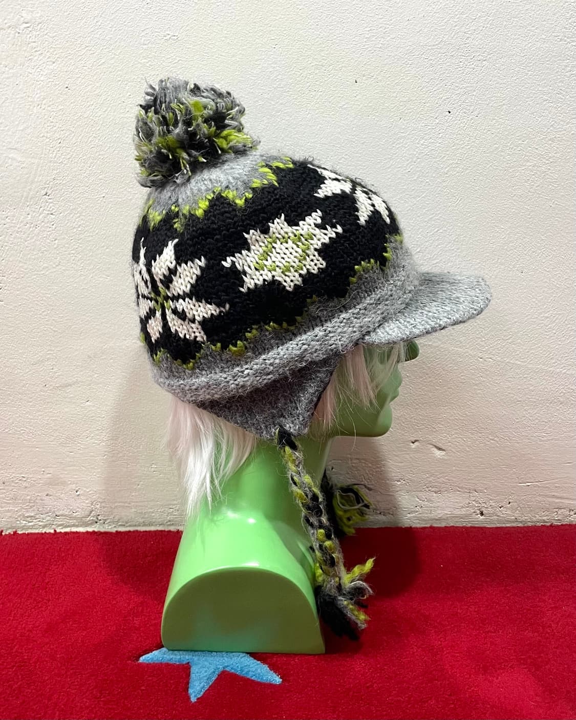 winter gray cap earflap 상품이미지2