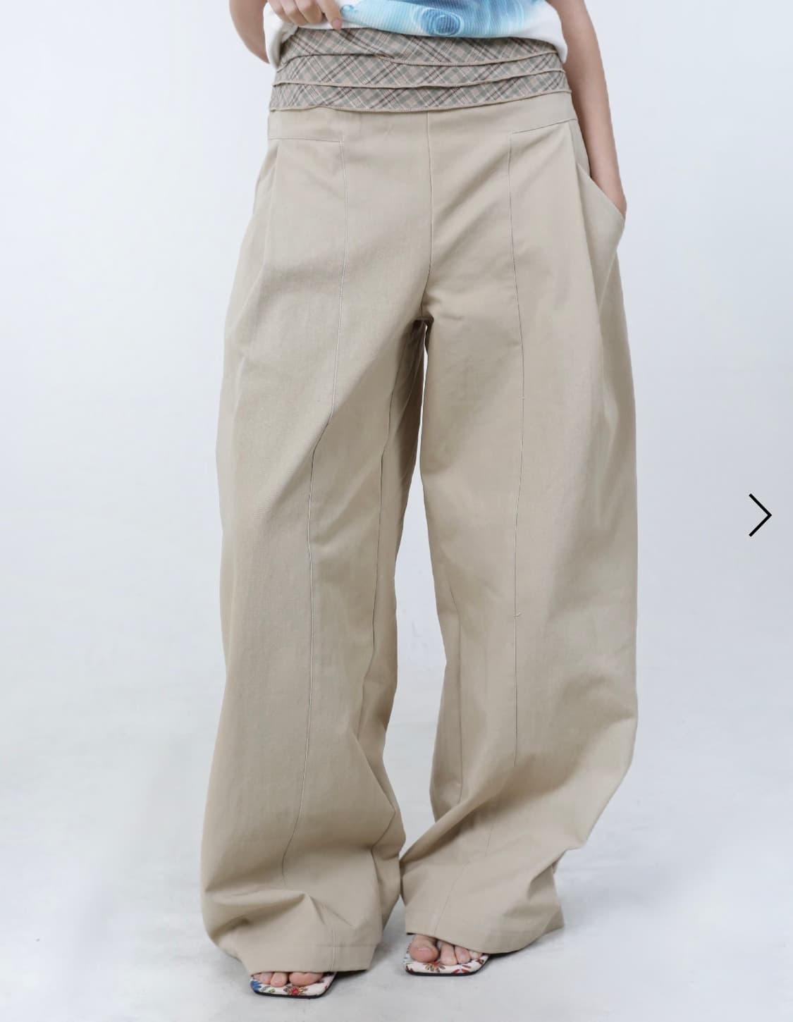 오운서 와이드팬츠 S 상품이미지3