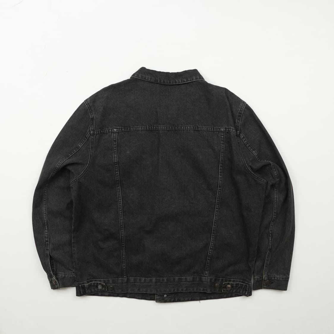 빈티지 청자켓 블랙 XL A1023 상품이미지5