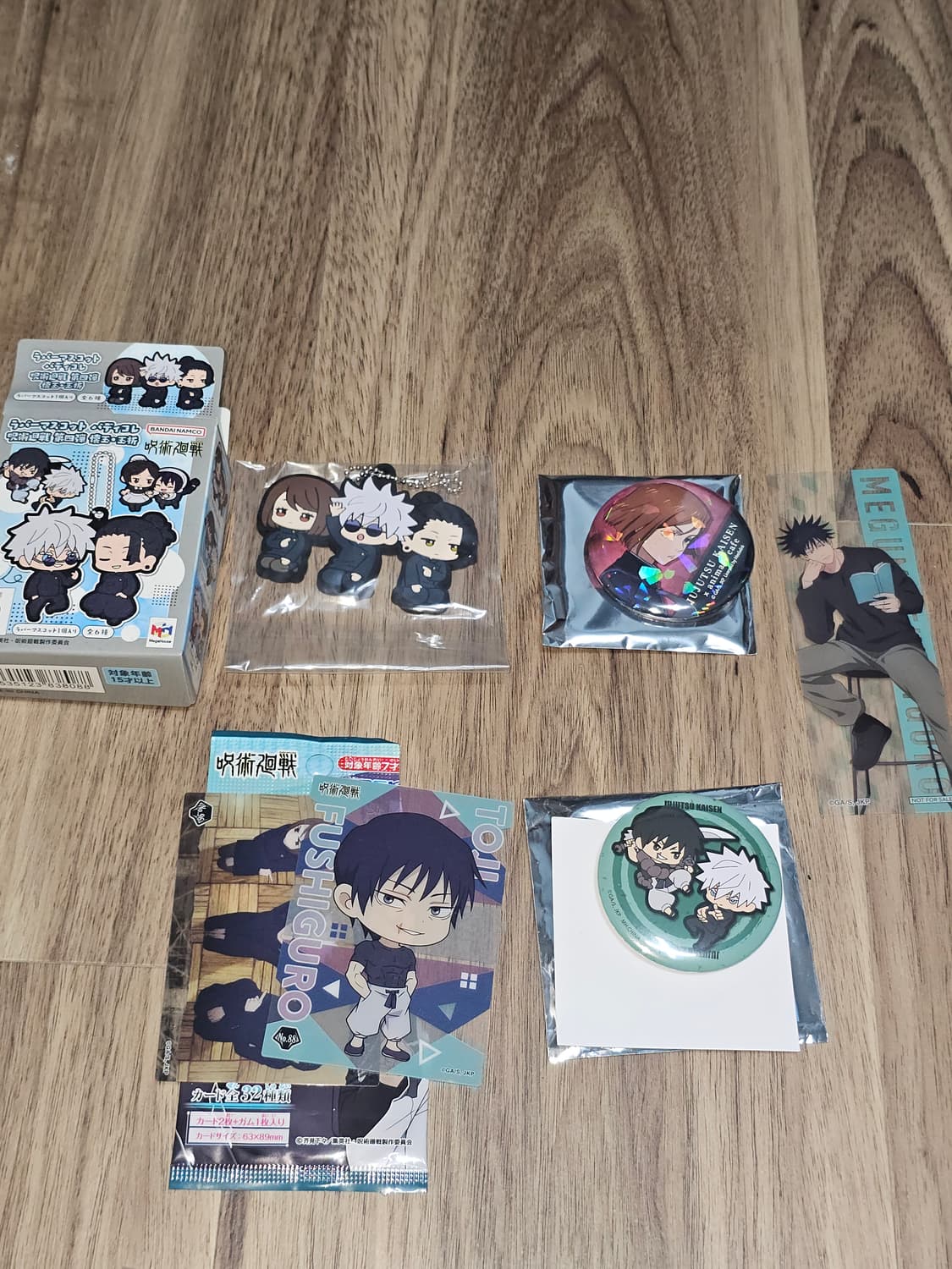 일본 구매) 주술회전 캔뱃지 키링 카드 상품이미지1