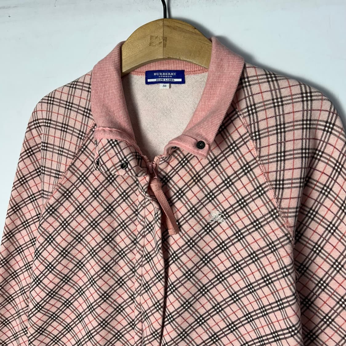 [BURBERRY] 버버리 런던 블루라벨 체크 집업 자켓 상품이미지3