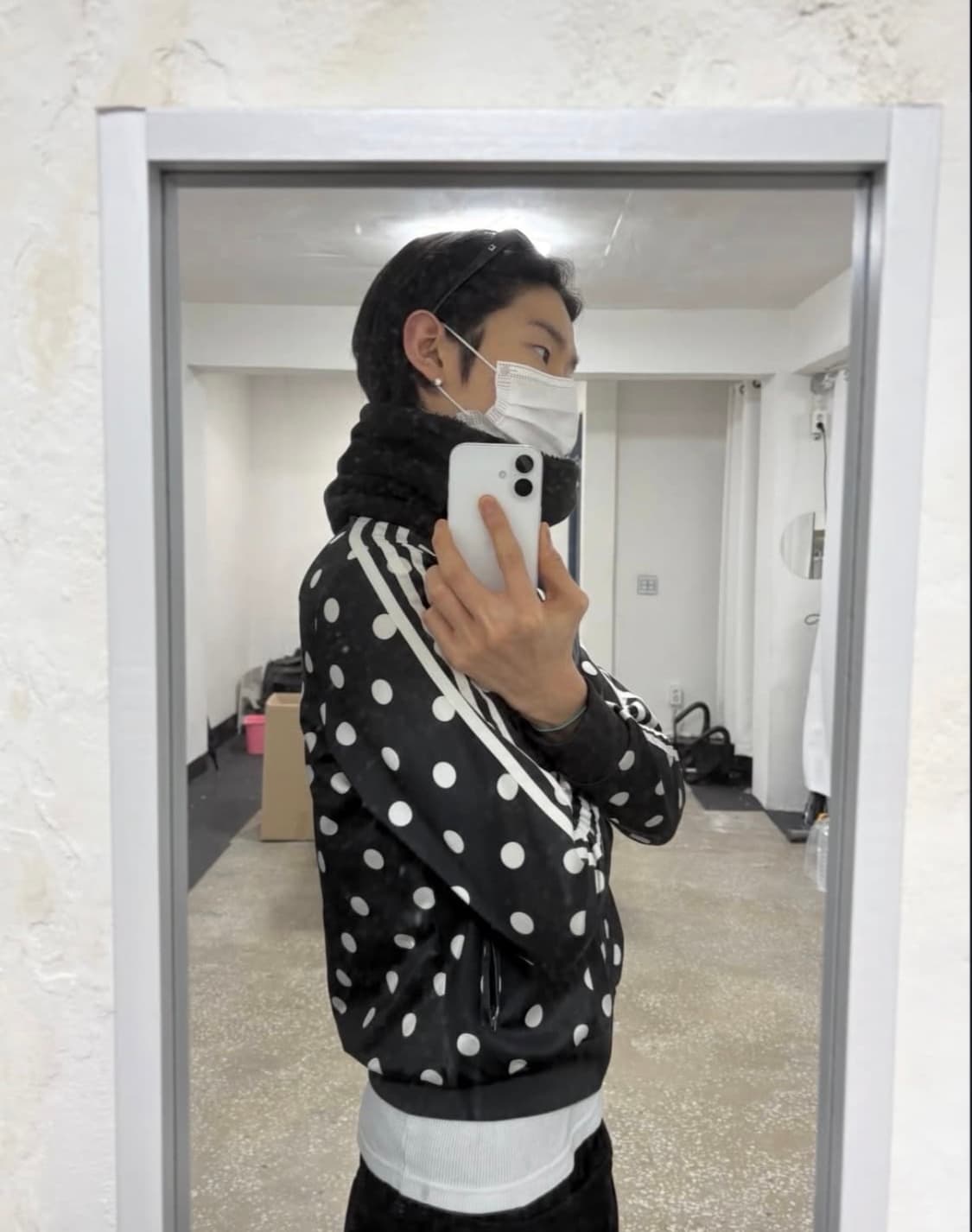 314. 나우아임영 아디다스 도트 땡땡이 져지 상품이미지2