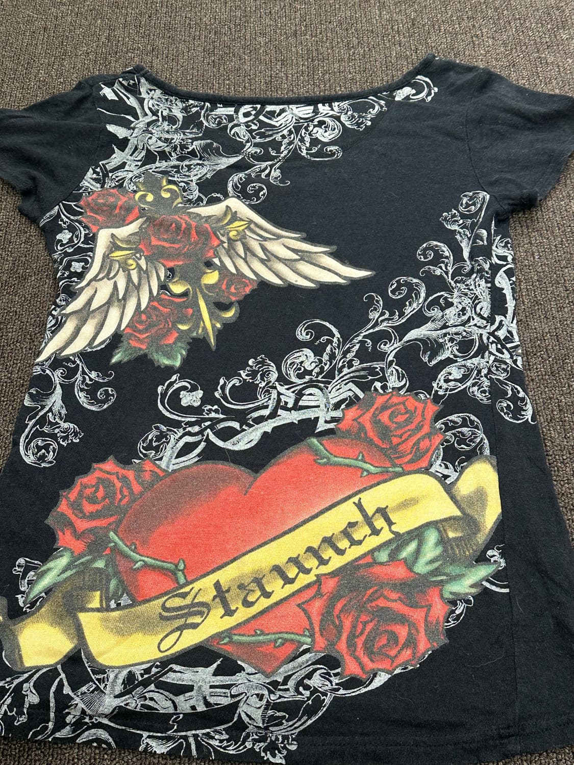 L)Dig Deep 빈티지 펑크 타투 프린팅 숏슬리브 상품이미지6