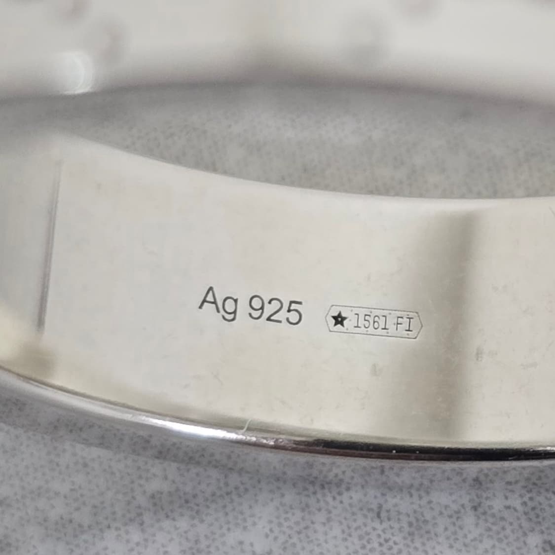 구찌 x 아디다스 인터로킹 G 링 반지 19호 판매 상품이미지6