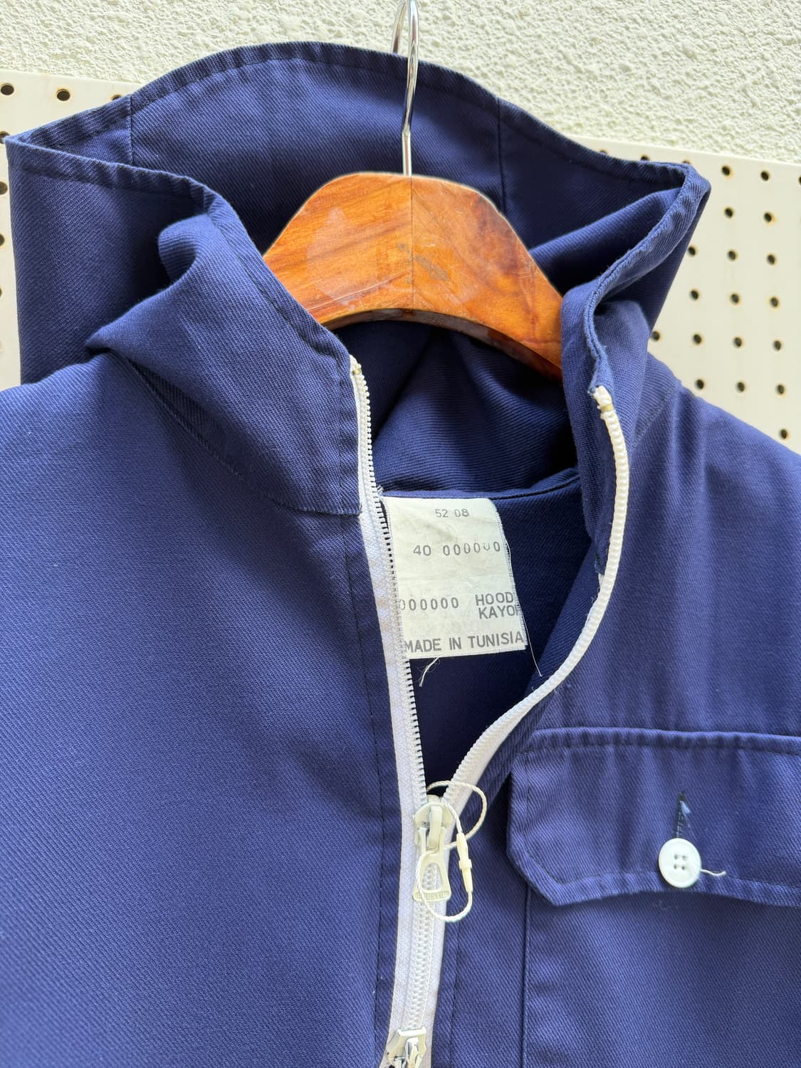 2000s FRENCH CHEVRE HOODED 빈티지 프렌치워크자켓 상품이미지7