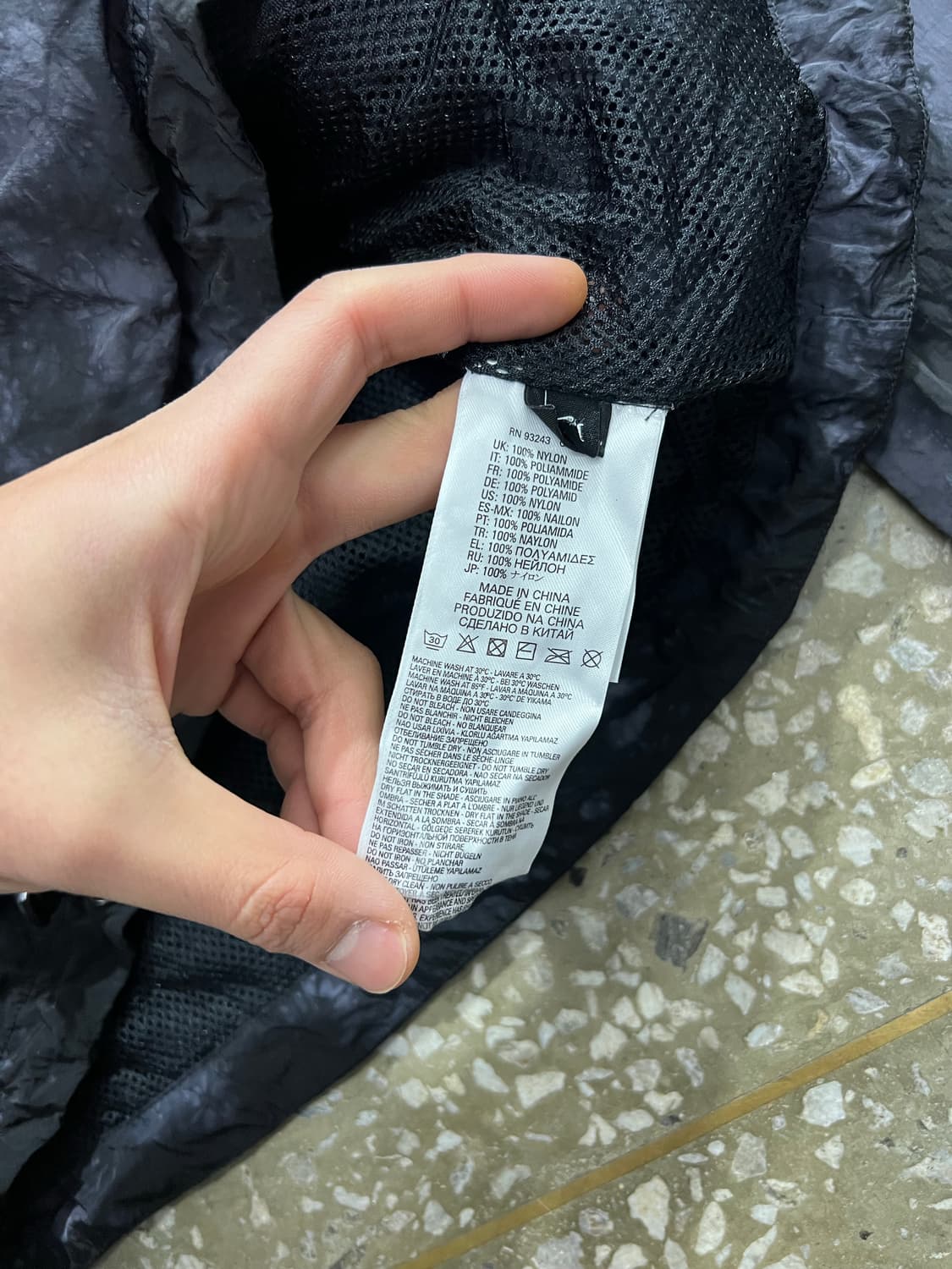 Diesel Tie-dye Nylon Hoodie Windbreaker  상품이미지7