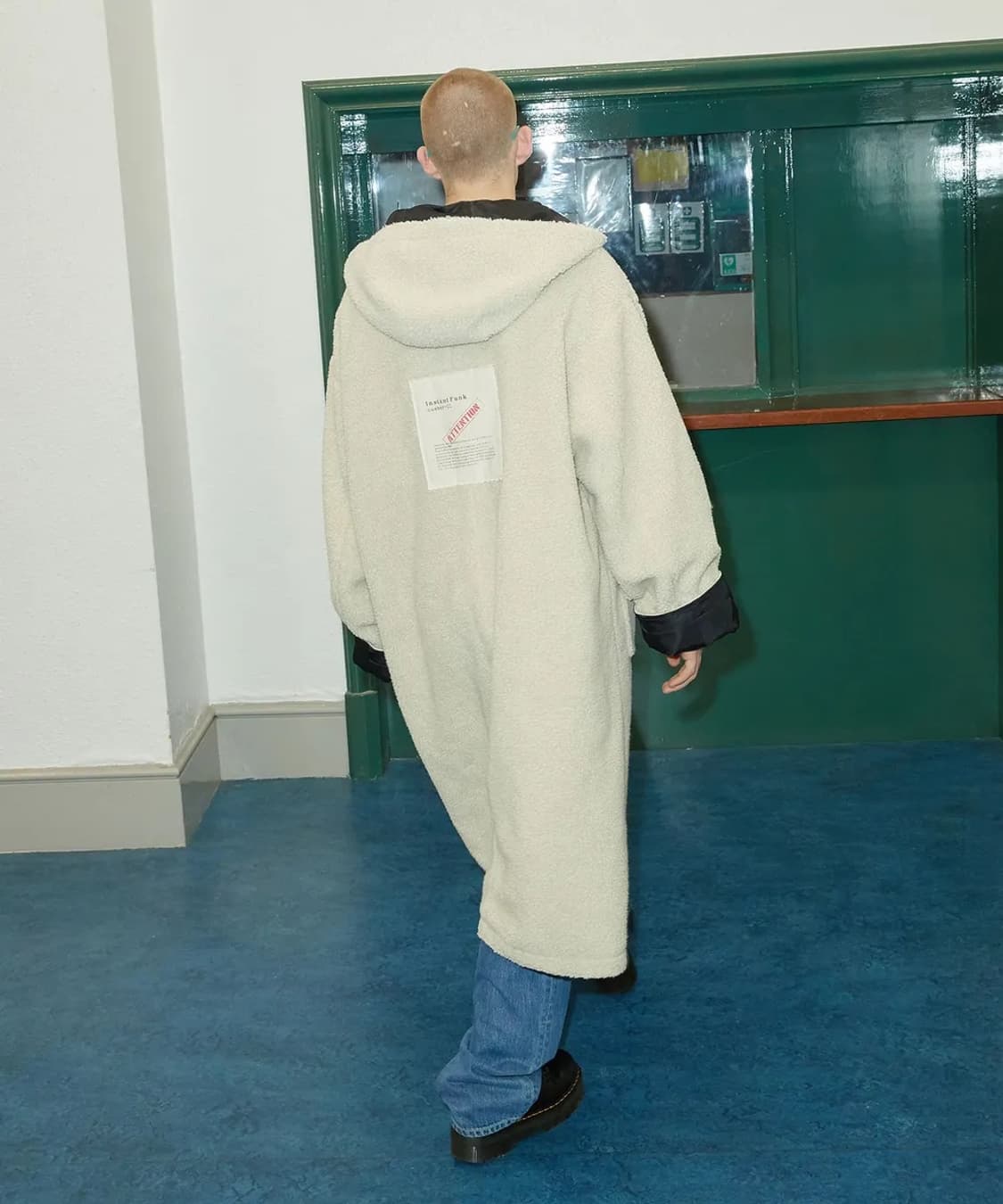 인스턴트펑크 리버시블 롱 점퍼 (xl,105) 상품이미지2