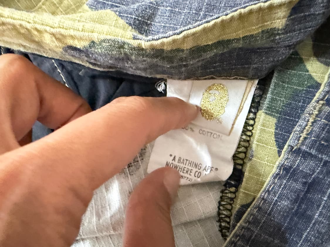 베이프st 카모 반바지 상품이미지6