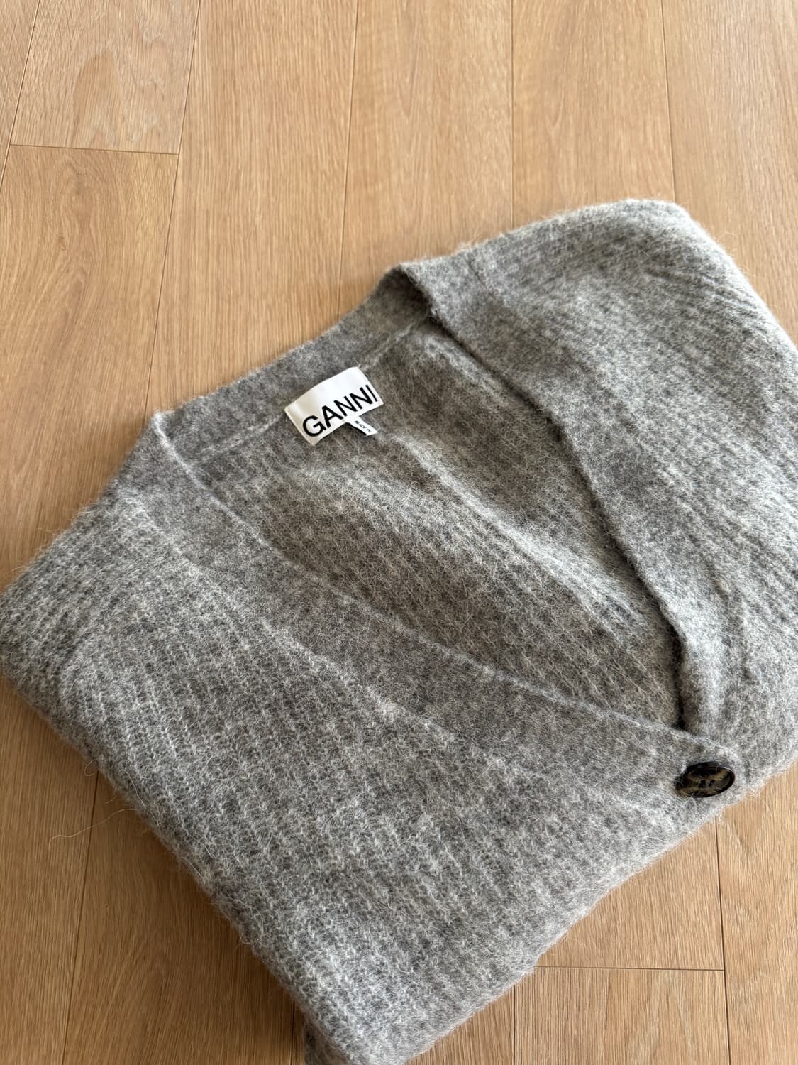GANNI 가니 여성 알파카 블렌드 가디건 상품이미지6