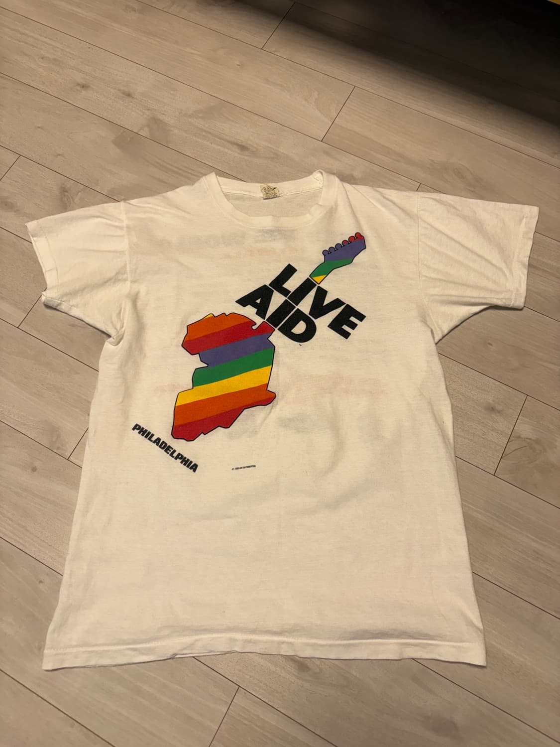 80s live aid 기무라 타쿠야 티 상품이미지2
