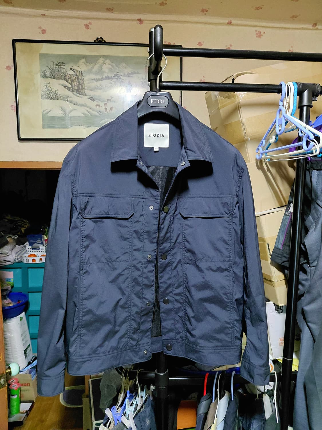 [지오지아]트러커 스냅 점퍼 105사이즈 상품이미지3