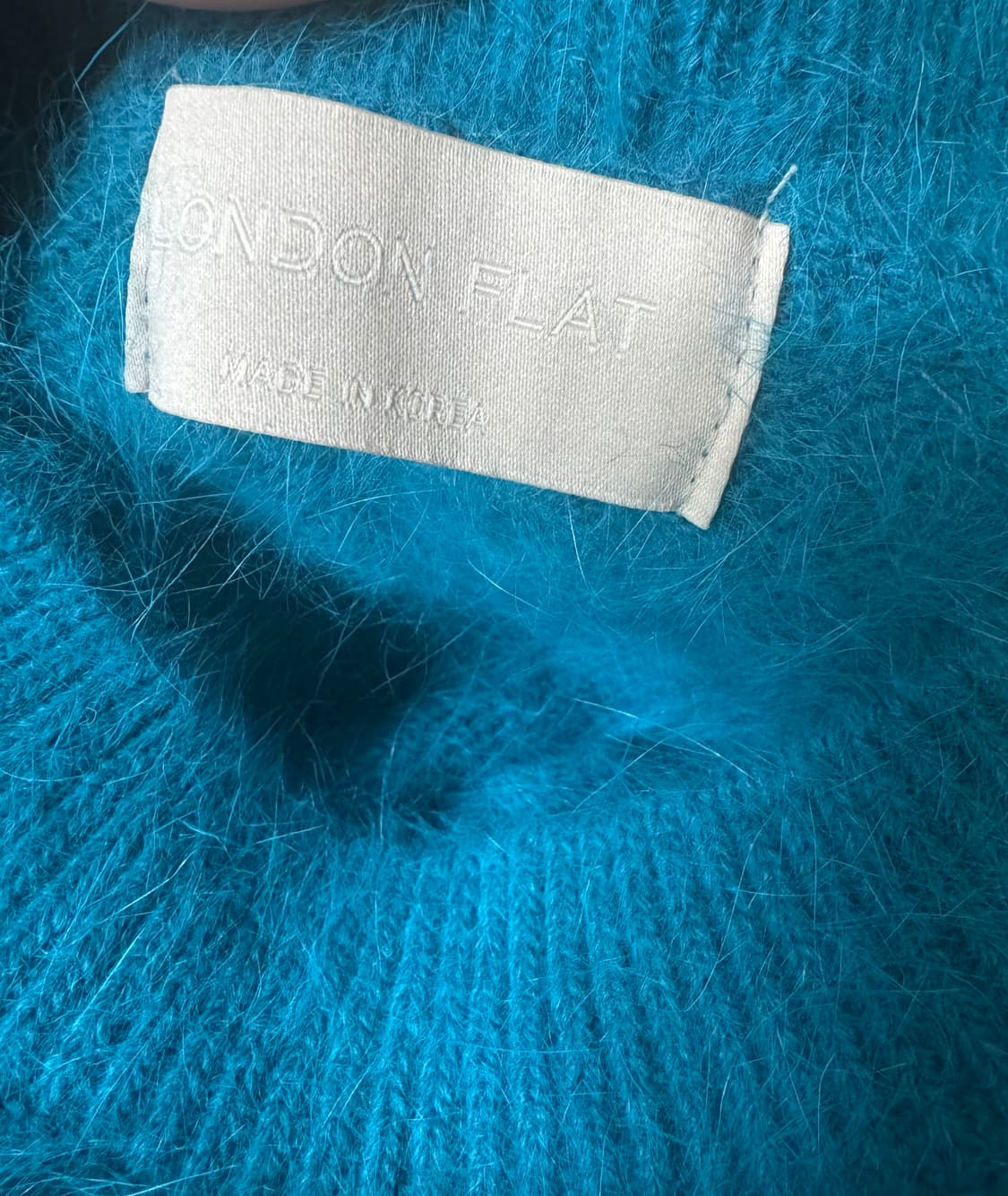 런던플랏 터키색 앙고라 니트 상품이미지9