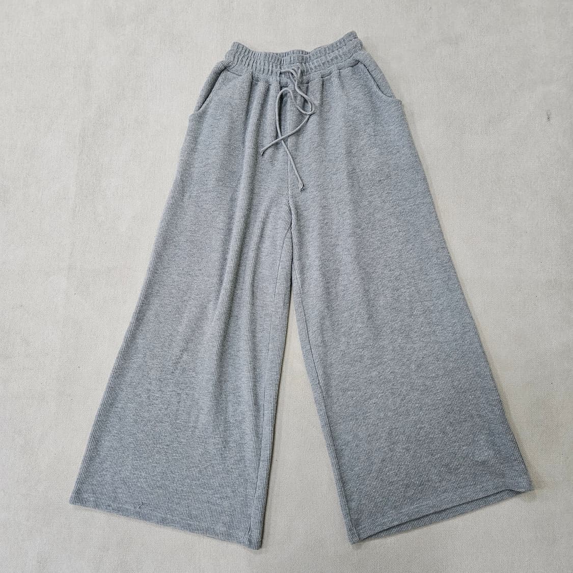 실측확인빈티지 밴딩 와이드 트레이닝 팬츠 0320Y 상품이미지1