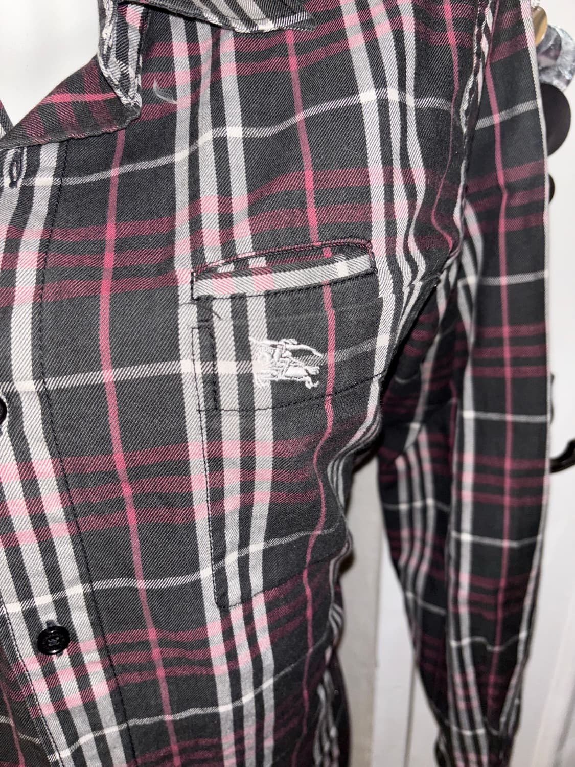 burberry black pink shirt 상품이미지2