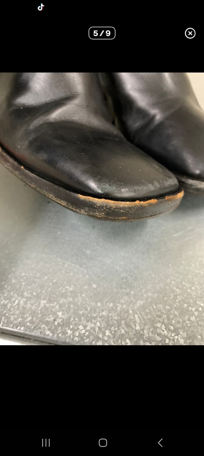 Gucci 앵클 레더 부츠 블랙 7.5(255) (gr-3506) 상품이미지5