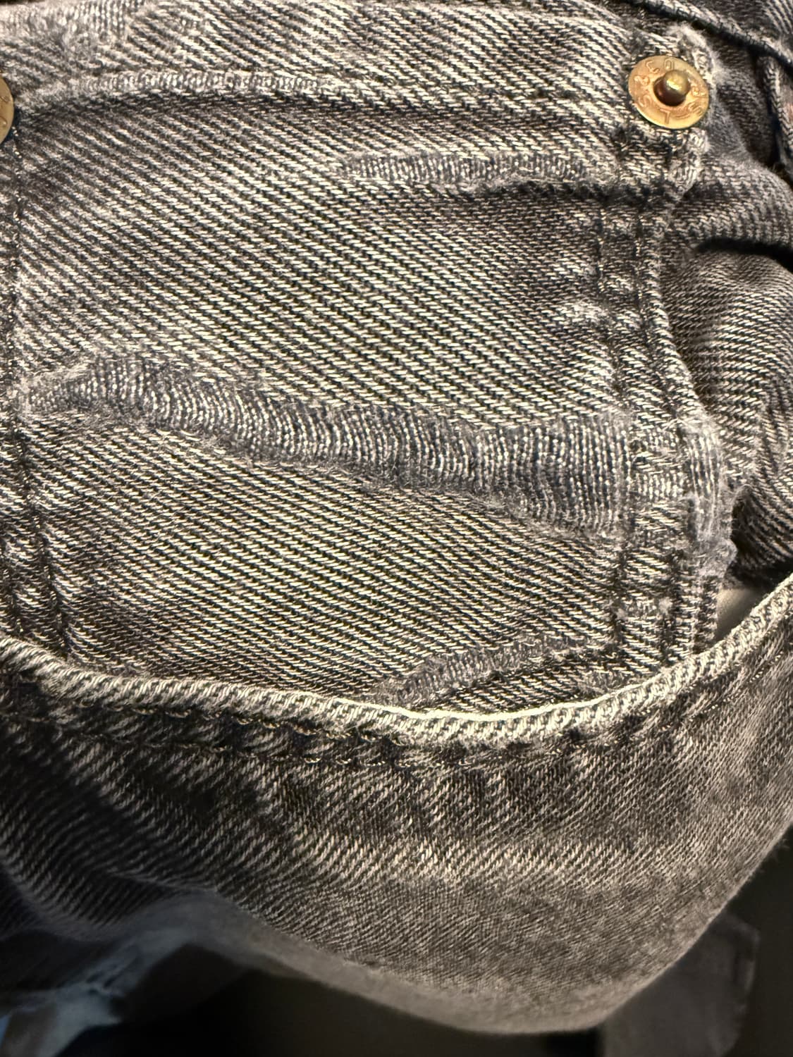 리바이스 501 흑청 33/32 상품이미지8