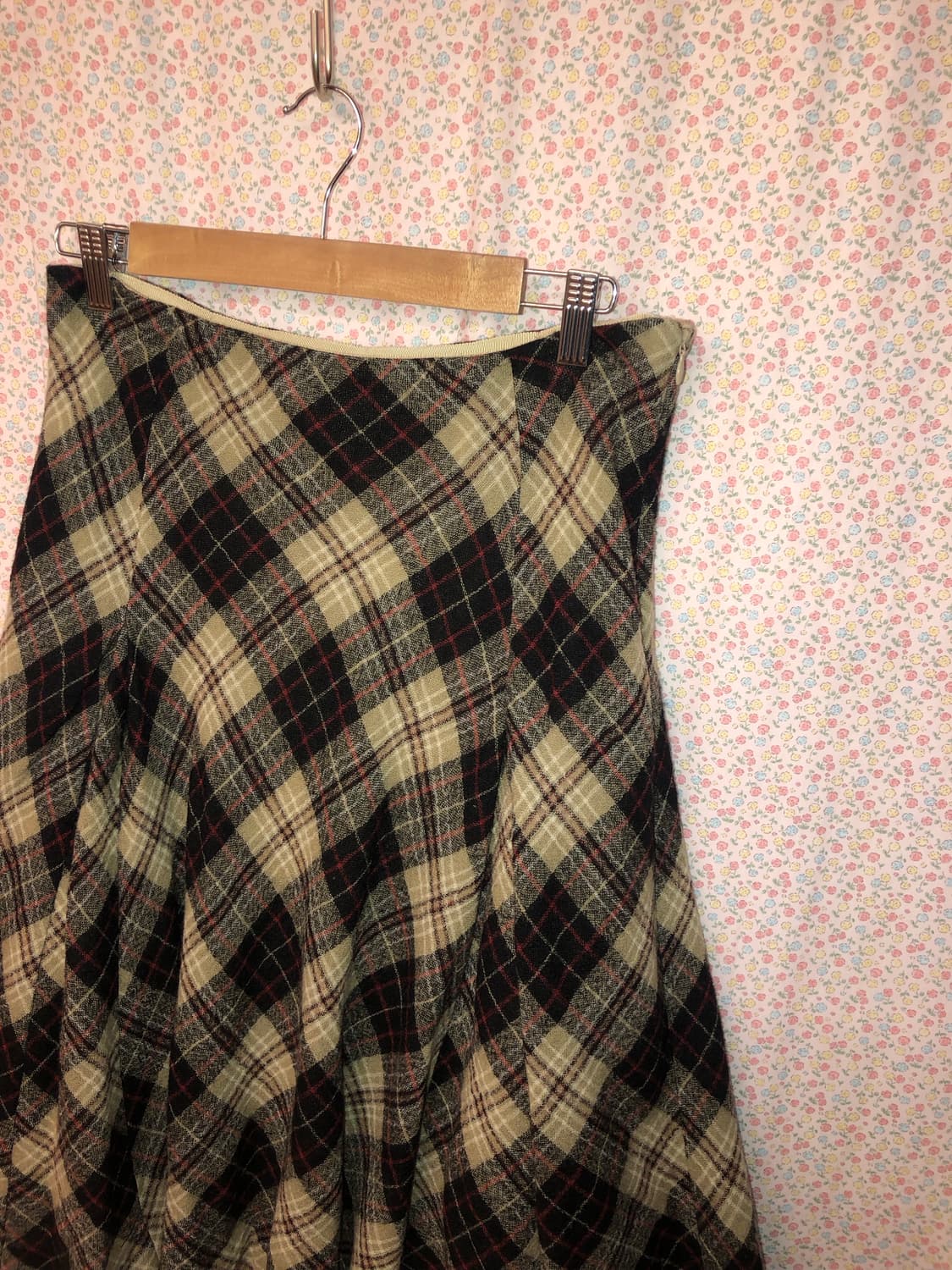check flare skirt 상품이미지2