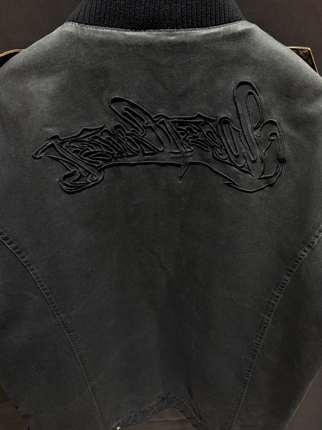 XL D&G 돌체앤가바나 절개 워싱 레더자켓 상품이미지6