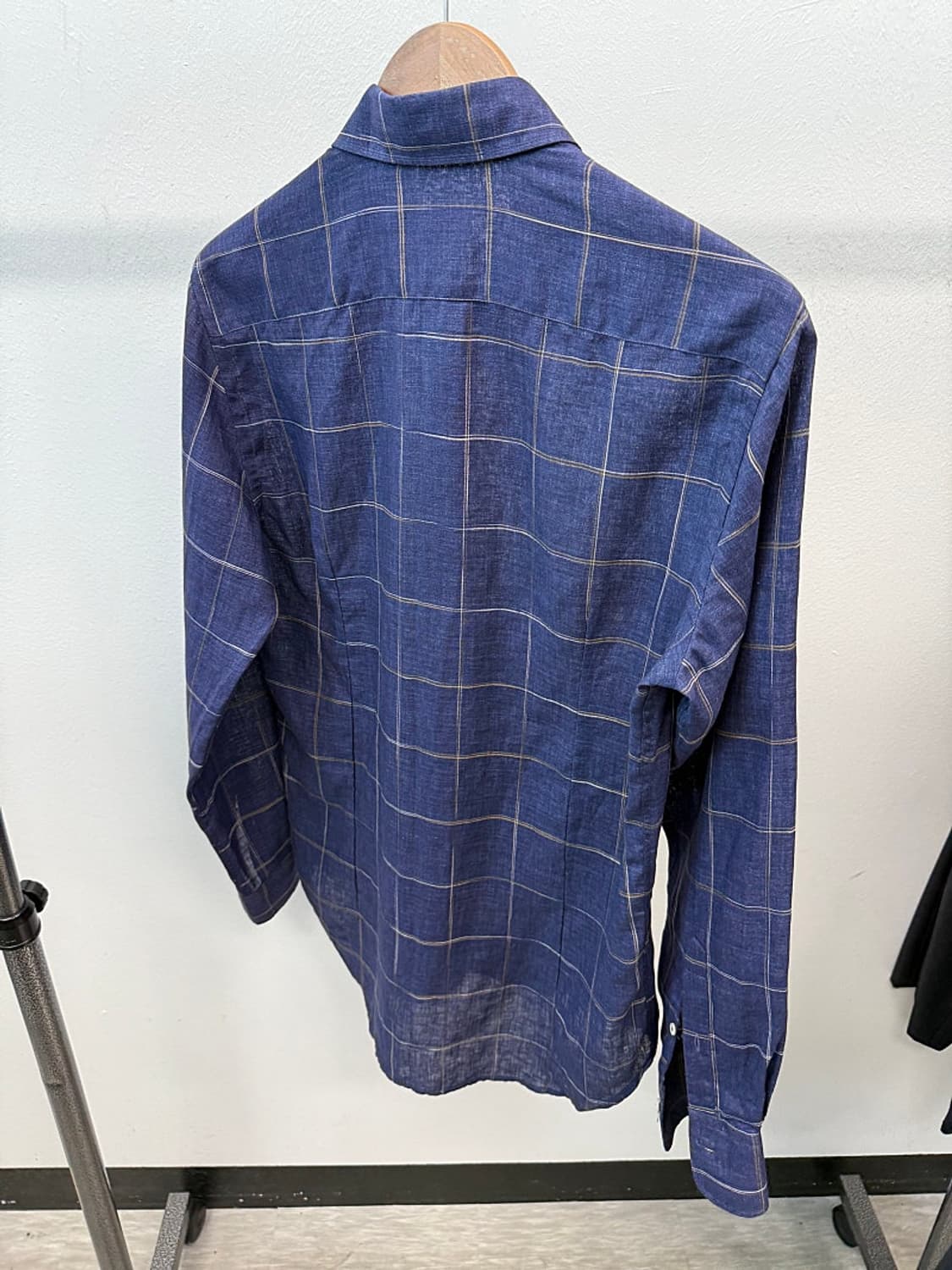 95-100) 까날리 체크 린넨셔츠  상품이미지8