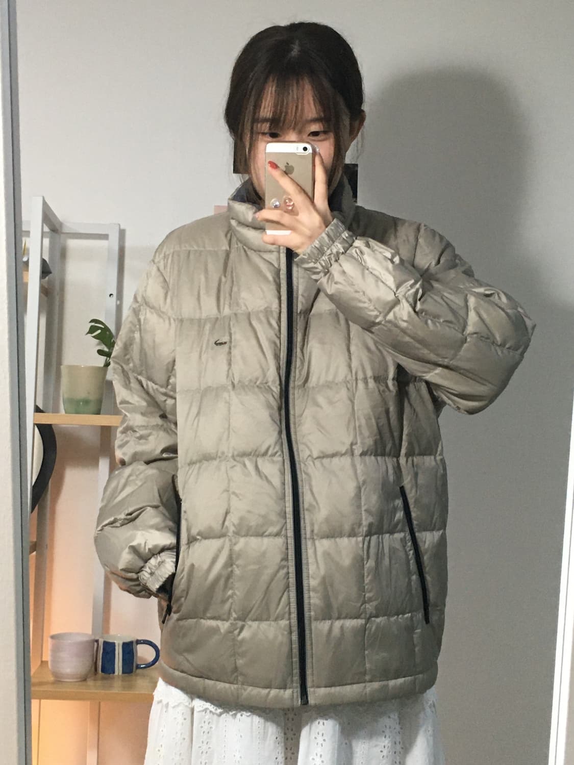 크로커다일 리버시블 오리털 경량패딩 상품이미지1