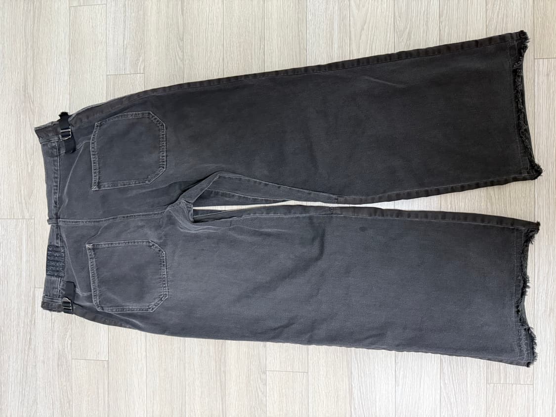 [4]폴리테루 24fw 리빌드고시마 워시드블랙 상품이미지4