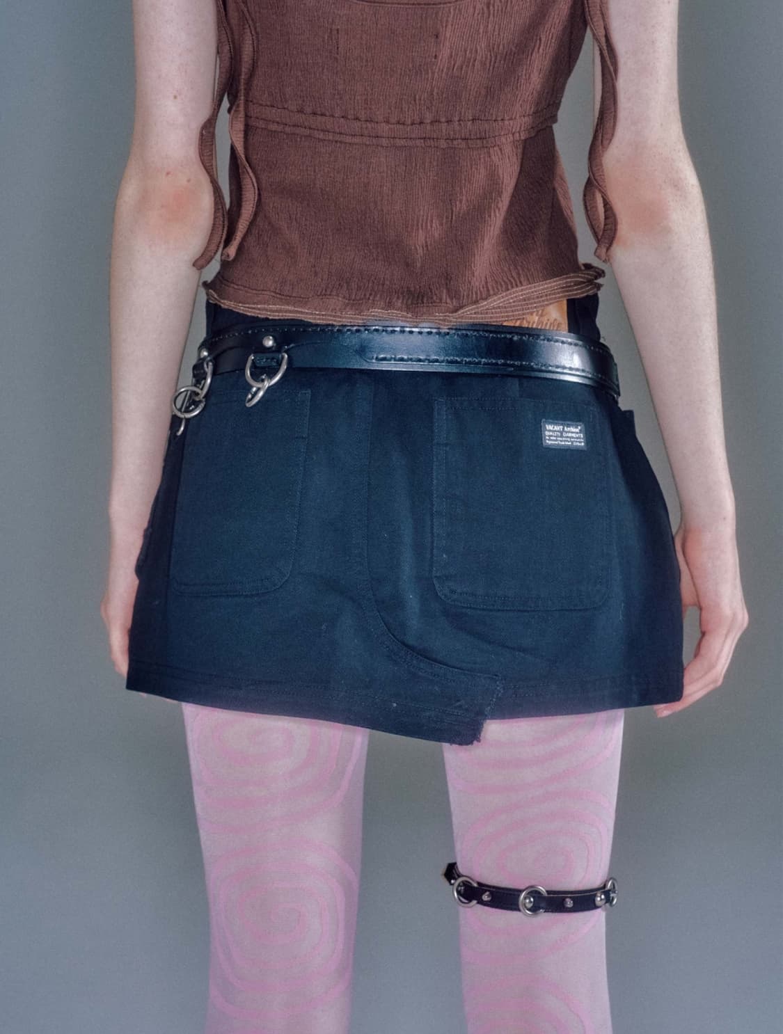 베이컨트 아카이브 사이드링 블랙 벨트 상품이미지5