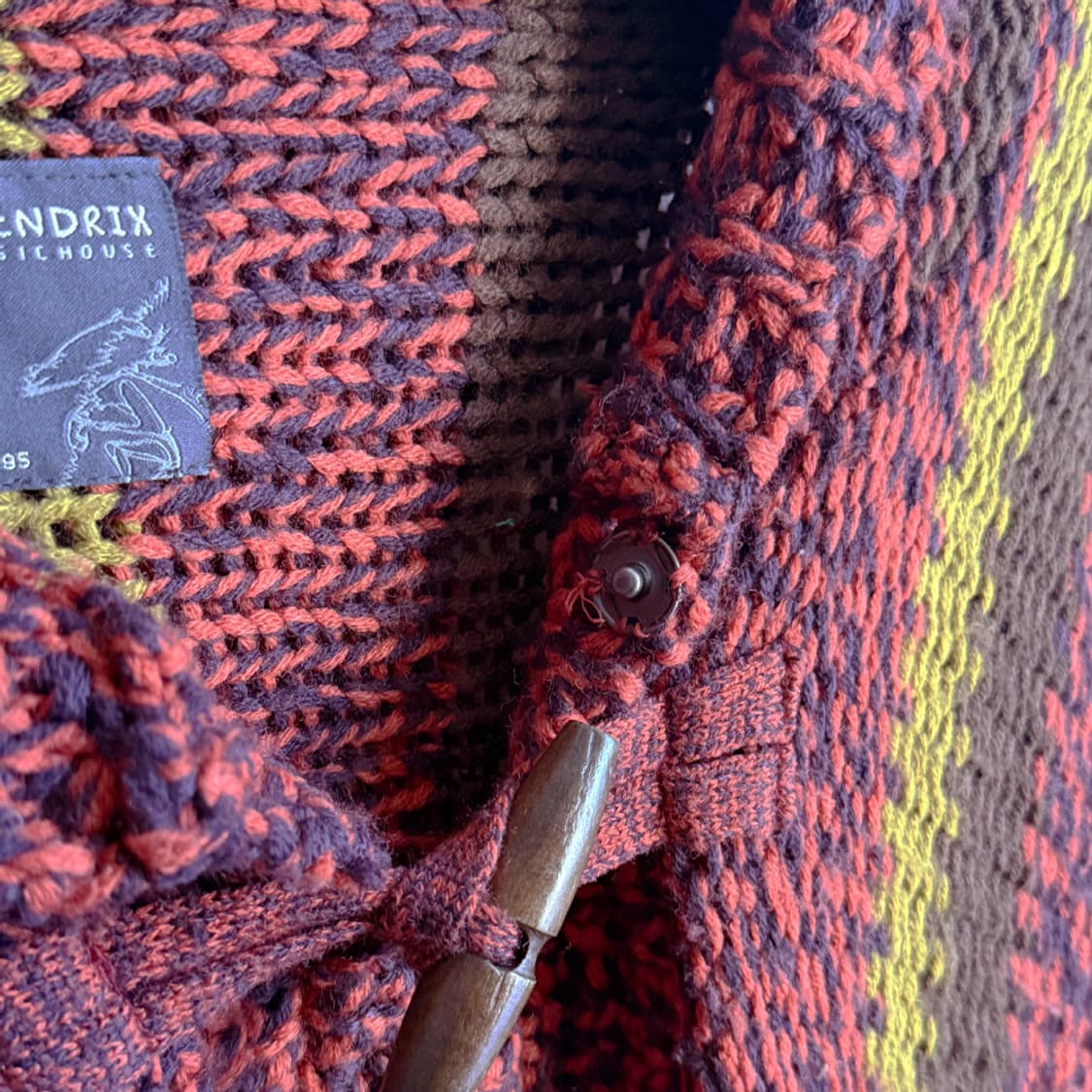 우든 하스켈 후드 가디건 상품이미지6