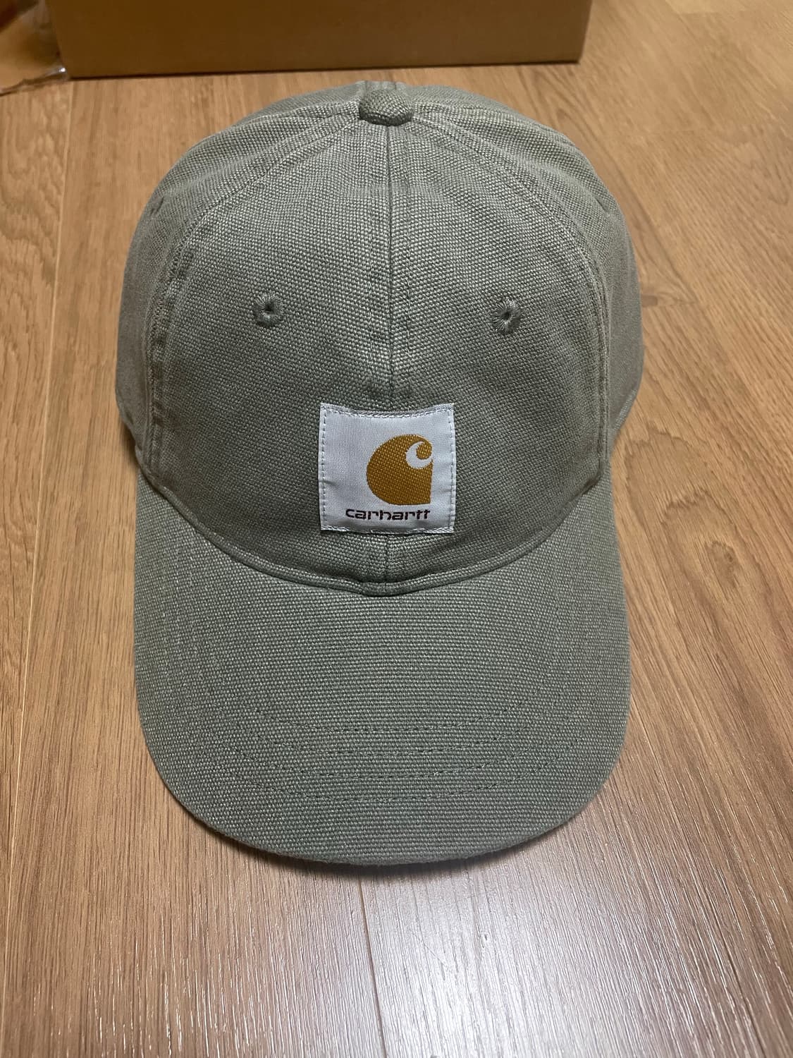 칼하트wip 캔버스 6패널캡 그린 상품이미지1
