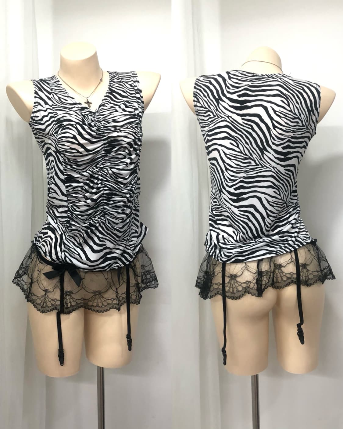 hot pink zebra glam set  상품이미지4