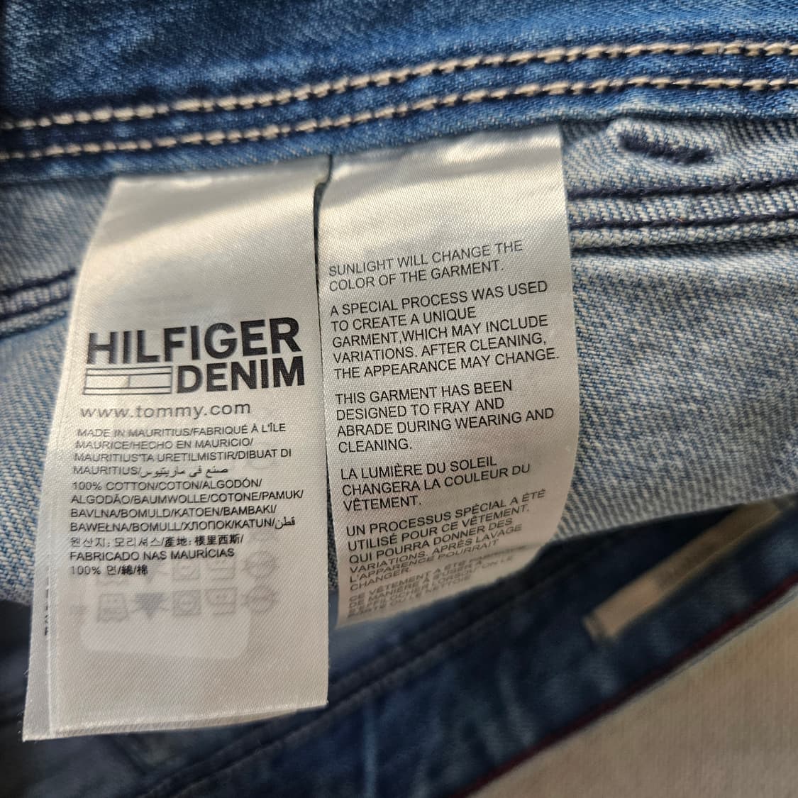 W32 타미힐피거 데님 카고 반바지 0330Y 상품이미지3