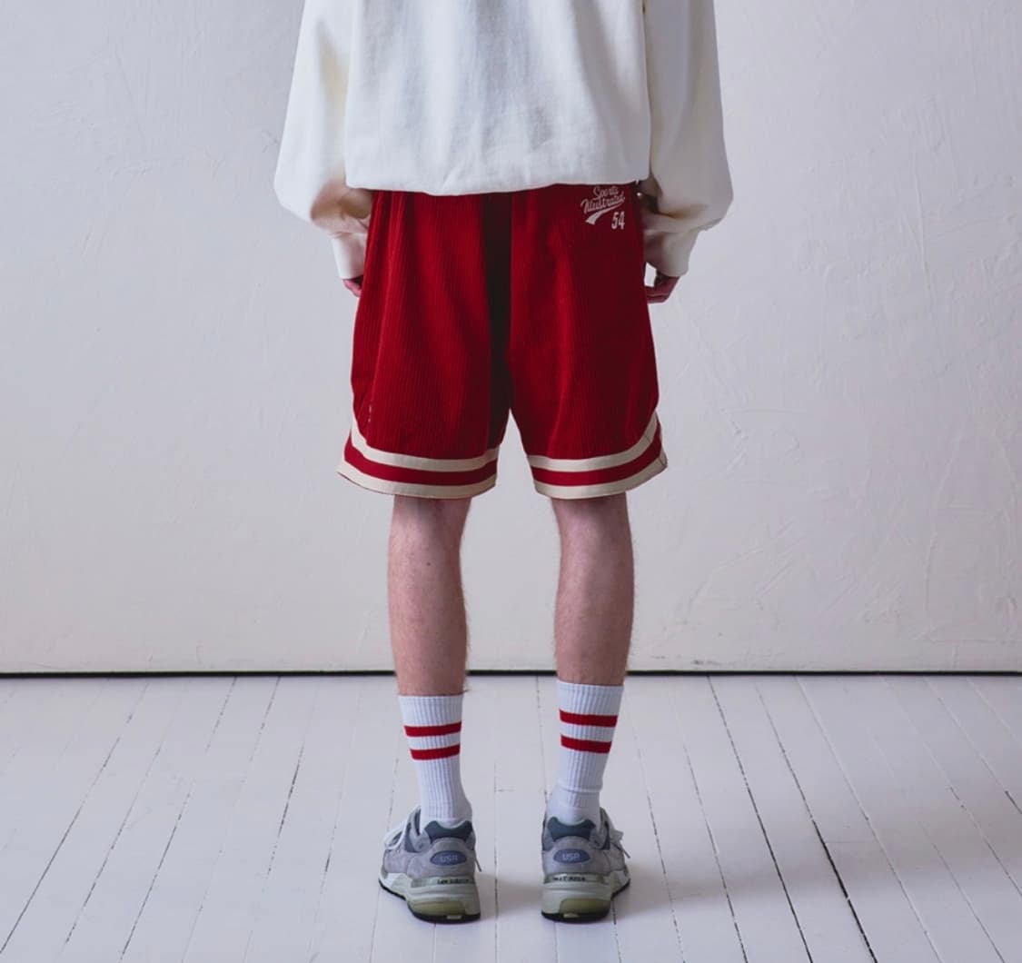 [SPORTS ILLUSTRATED] 코듀로이 바스켓볼 하프팬츠 상품이미지4