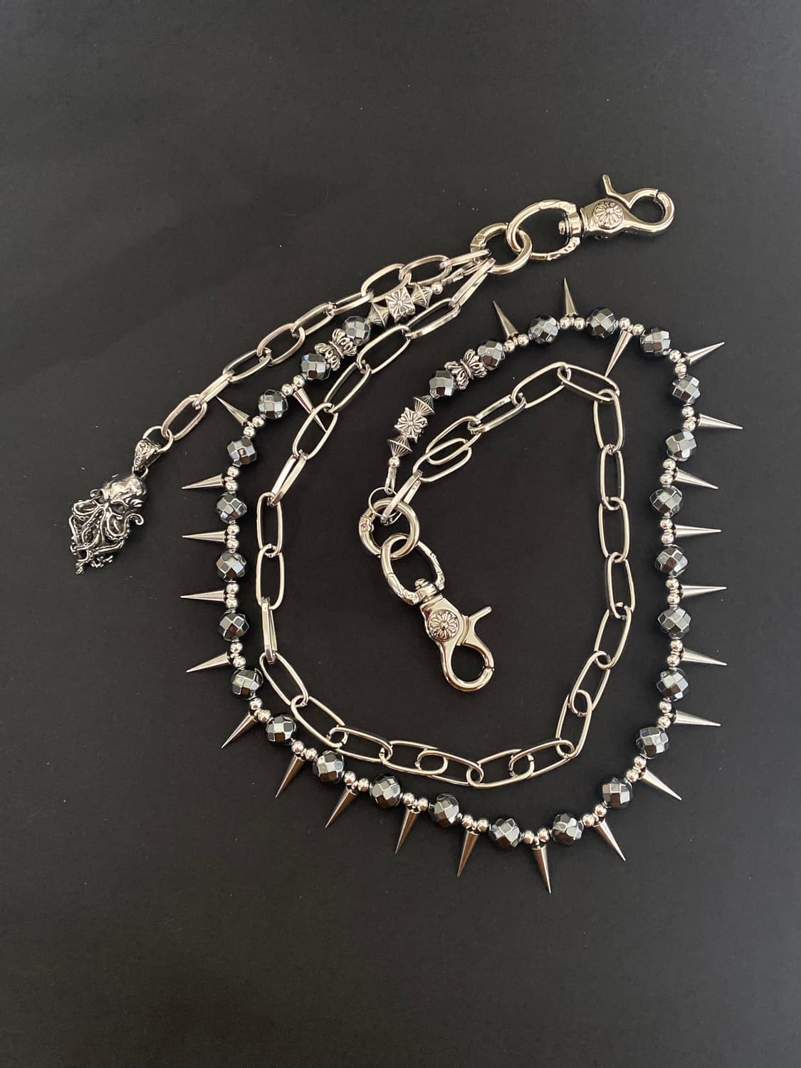 스파이크 비즈 팬츠 체인 상품이미지2