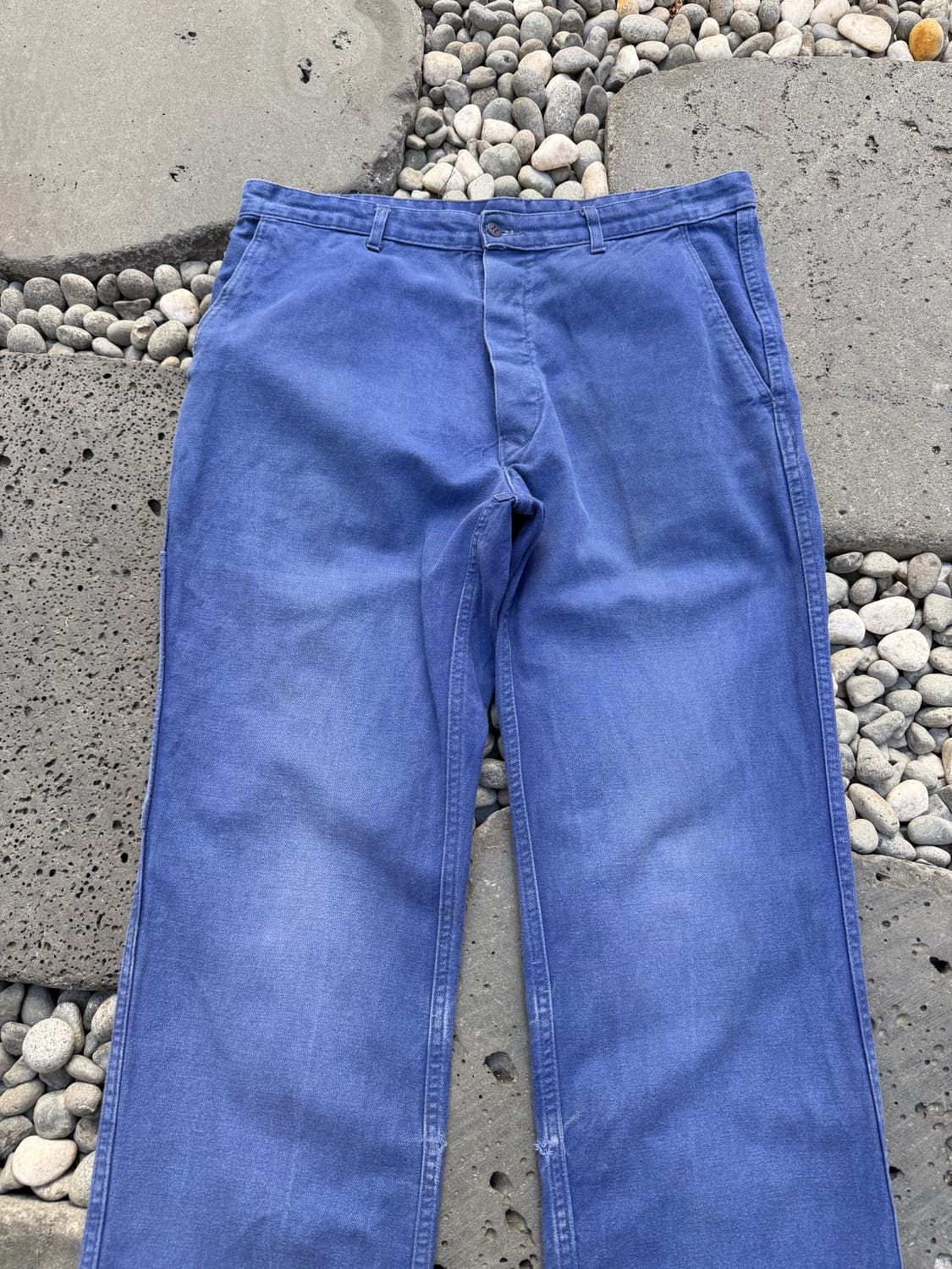 WASHED BLUE OLD VINTAGE 빈티지 프렌치워크팬츠 상품이미지3