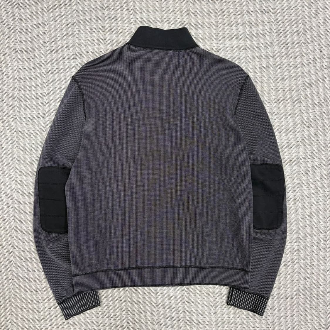 휴고보스 엘보패치 하프집업 니트 v1275 상품이미지2