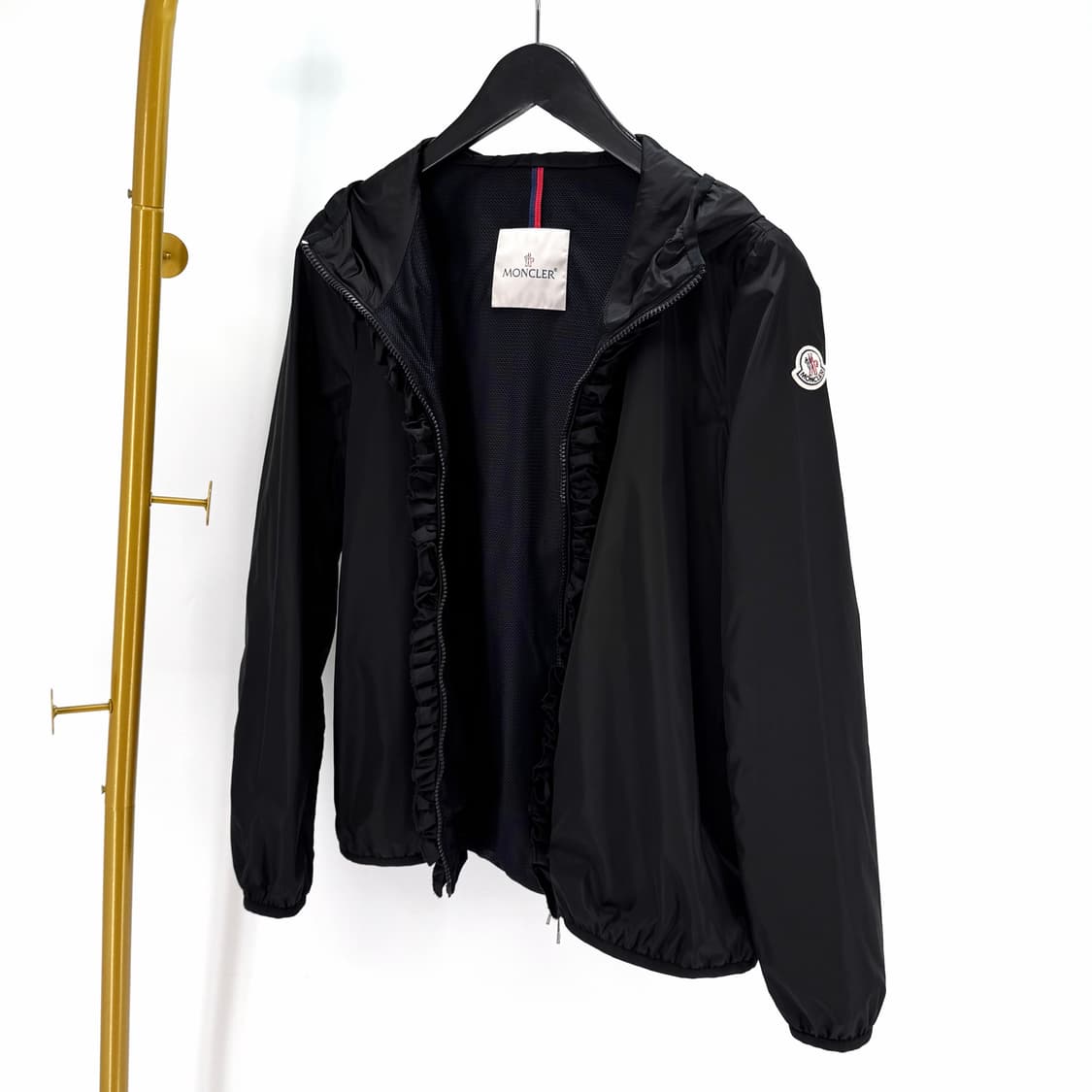 [2사이즈] 몽클레어 여성 바람막이 자켓 블랙 상품이미지1