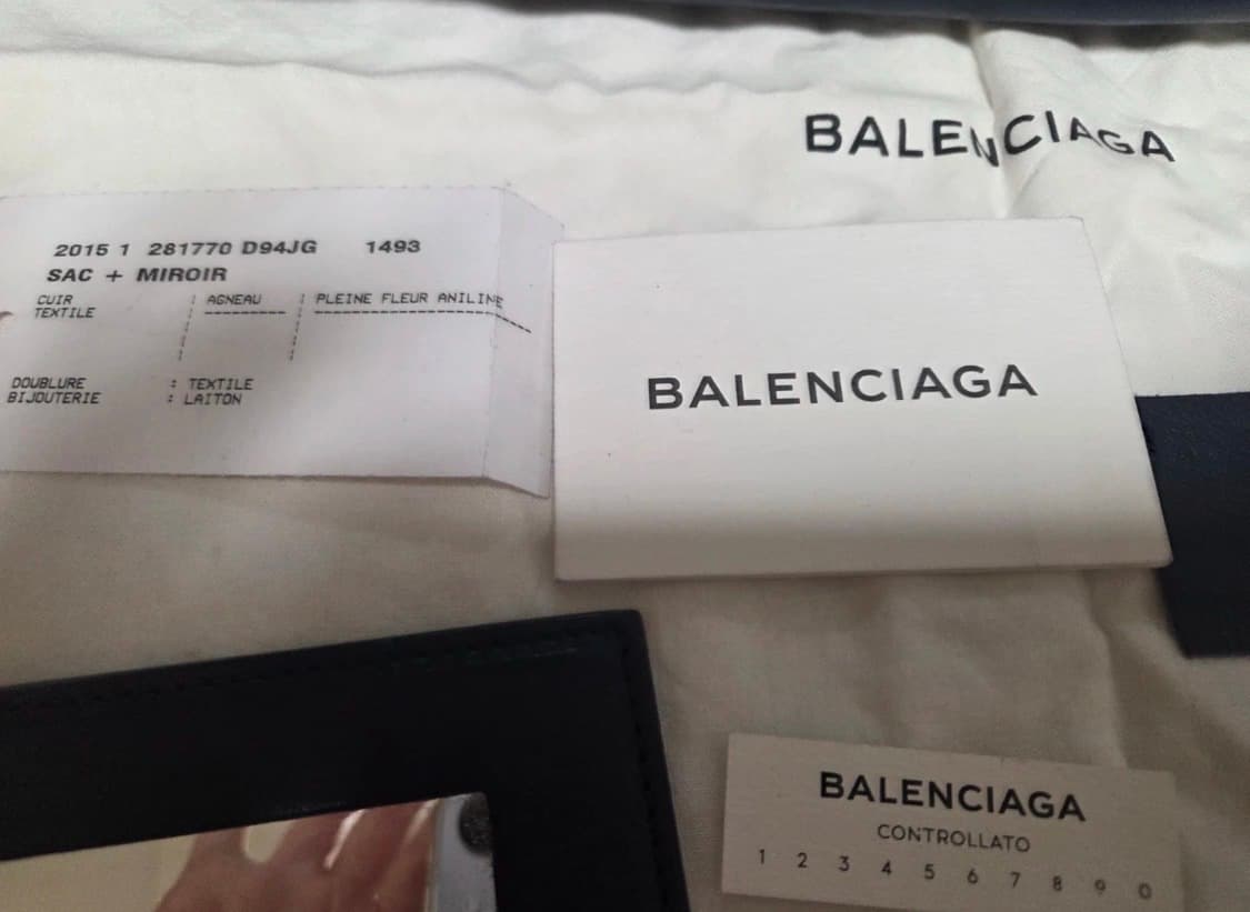 발렌시아가 모터백 시티백 네이비 상품이미지2