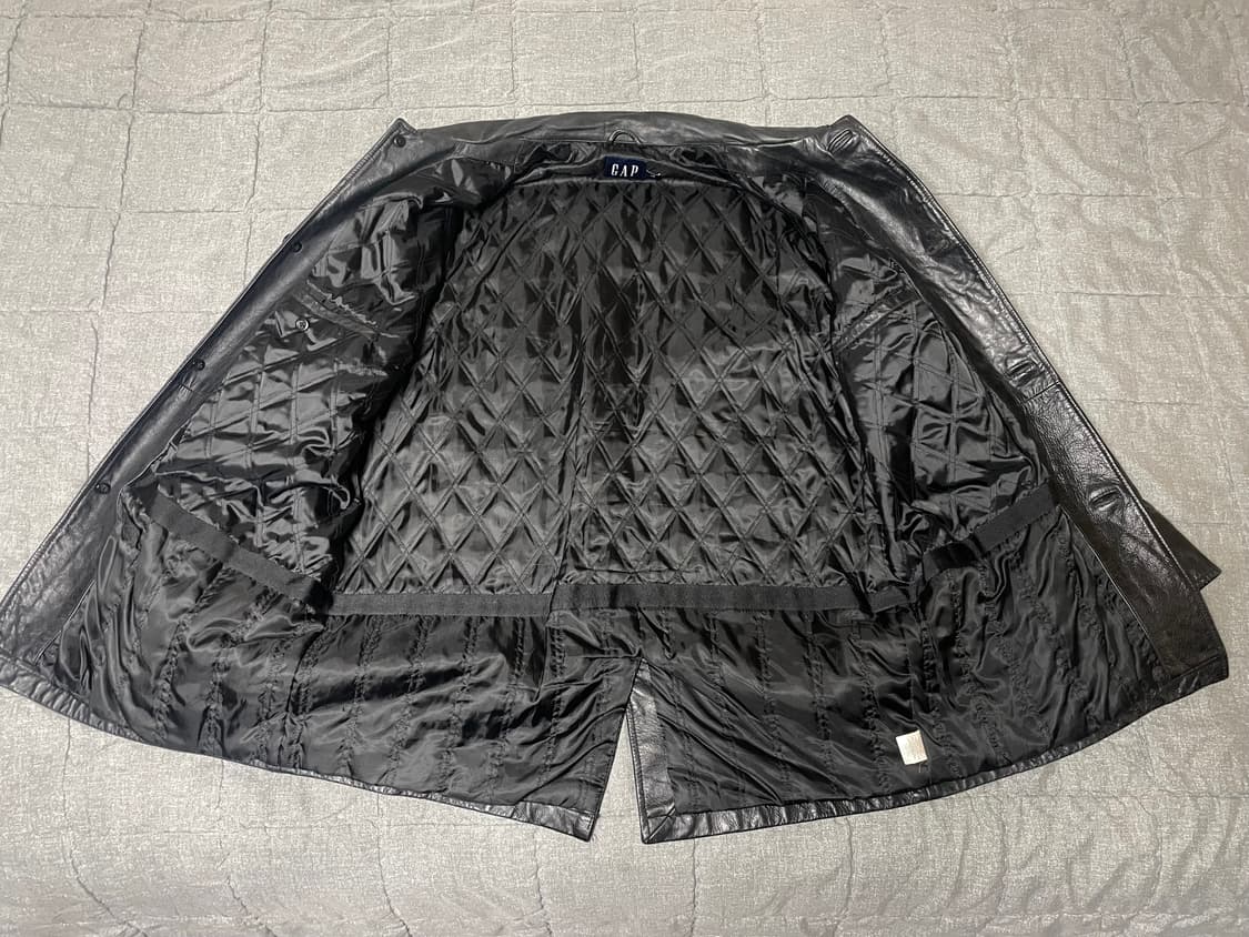 올드갭 레더 카코트 상품이미지3