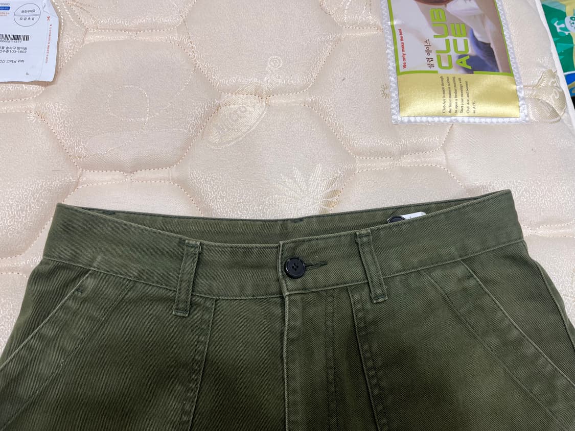 유니폼브릿지 올리브색 팬츠 상품이미지4