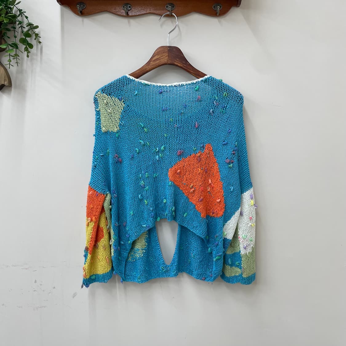 빈티지 멀티컬러 볼레로 탑 상품이미지2