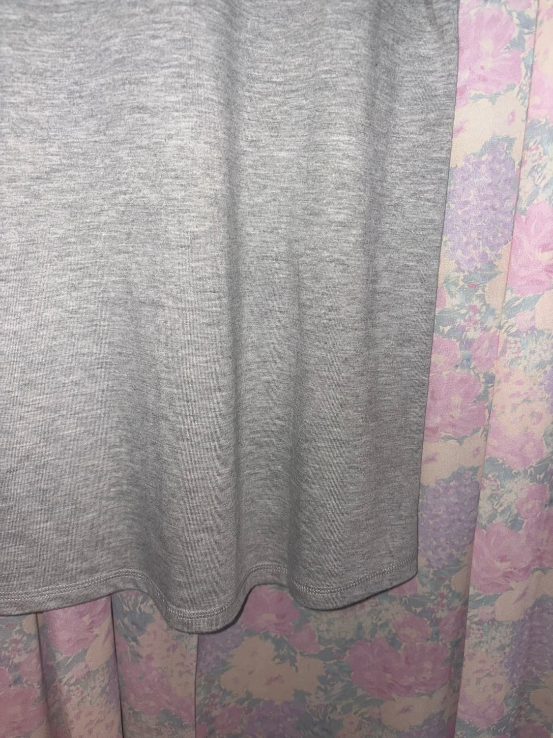 그레이 도트 레이어드 티셔츠 상품이미지9