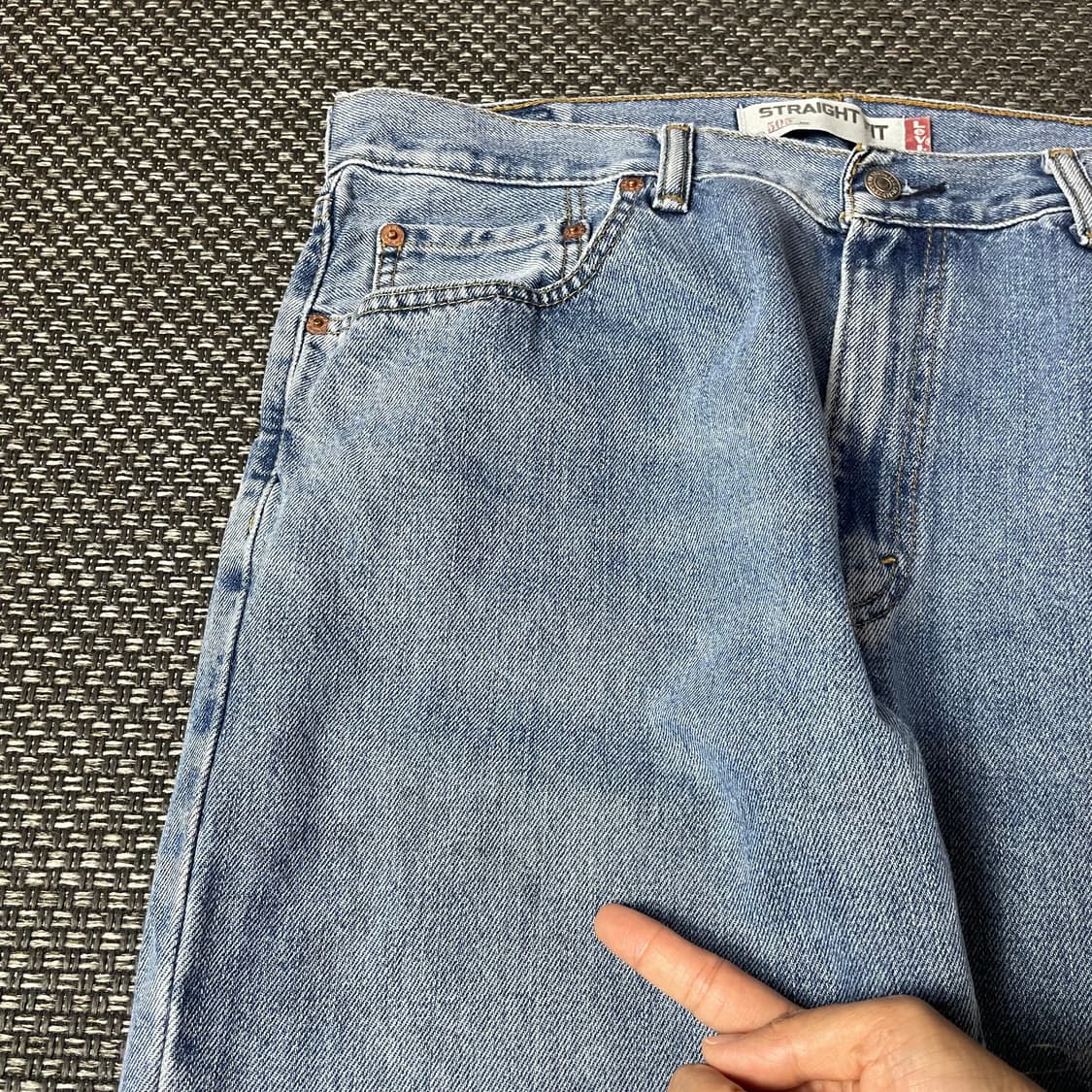 (34) 리바이스 505 34X30 중청 데님 팬츠 스트레이트핏 상품이미지3