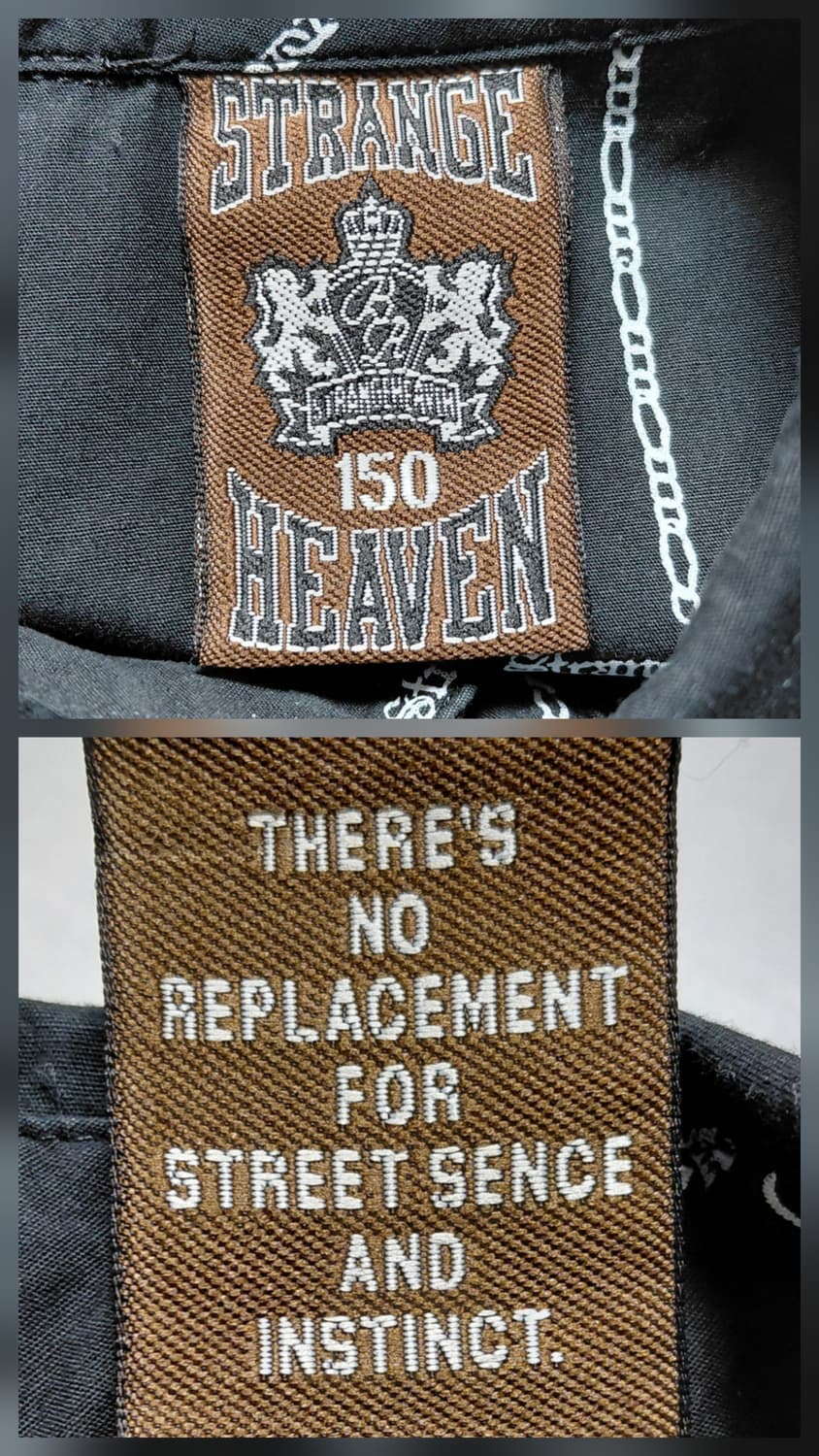 [S/150] Strange Heaven 그래피티 백로고 체크 반팔 상품이미지6