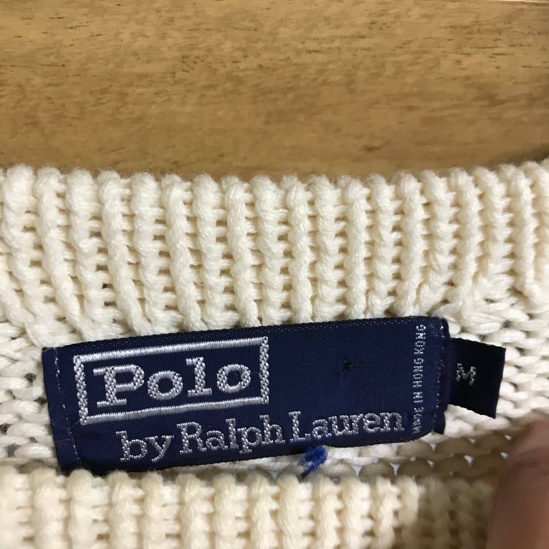 폴로 랄프로렌 90s 일제 코튼 니트 상품이미지3