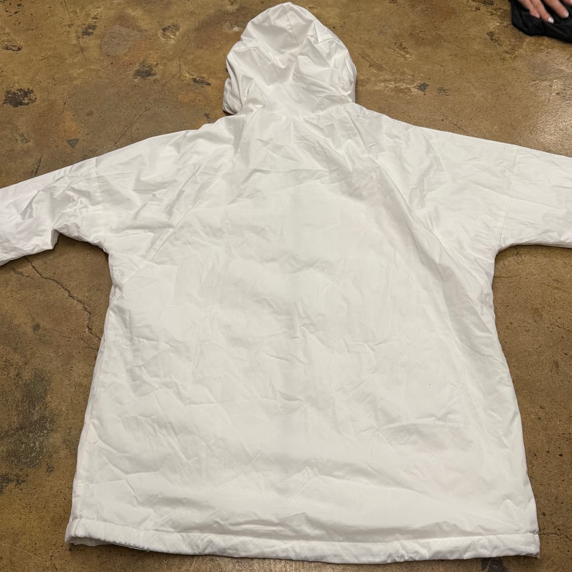 [정품/XL] 아디다스 화이트 바람막이 후드 자켓 b15 상품이미지4