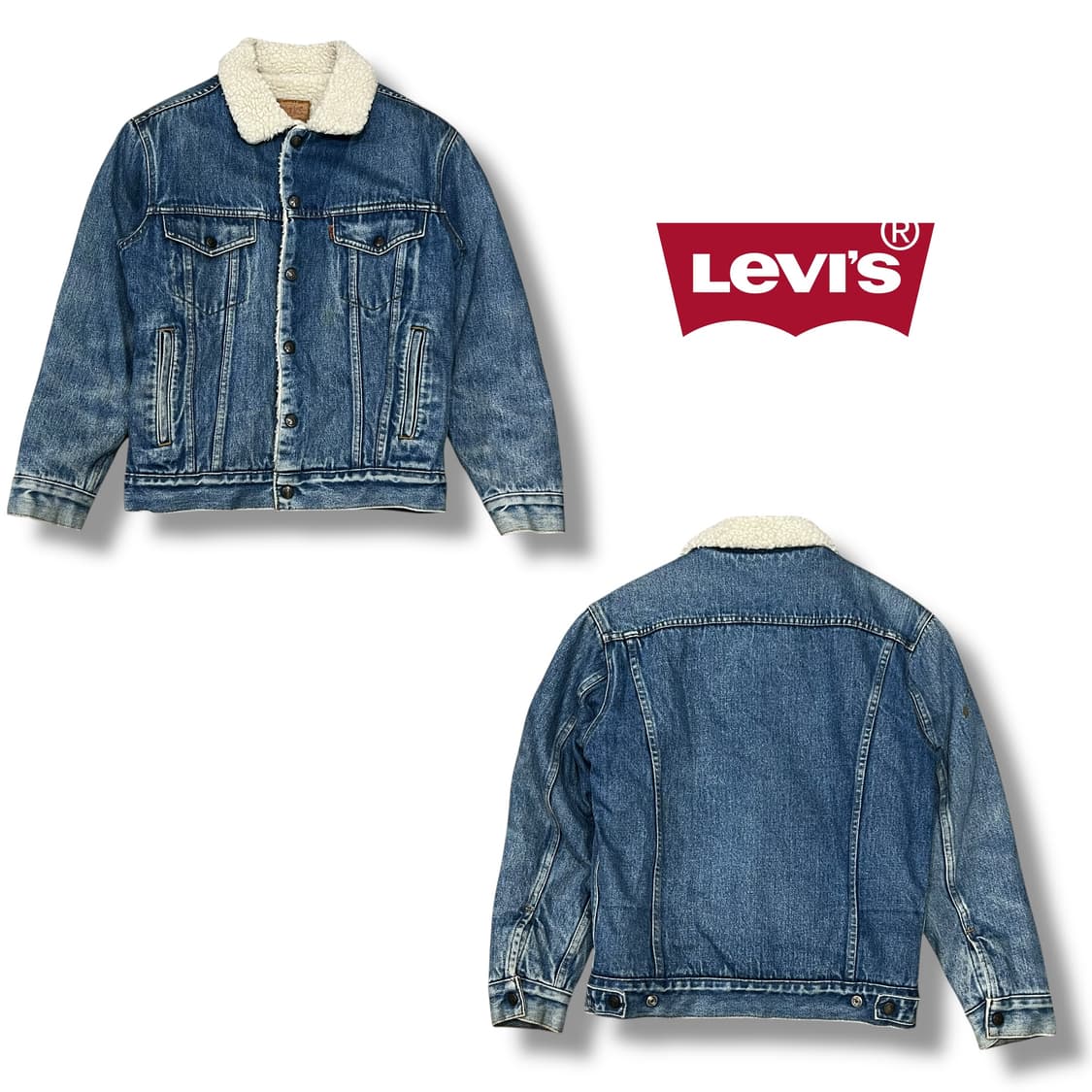 리바이스 오렌지탭 셰르파 데님자켓 s08415 상품이미지1