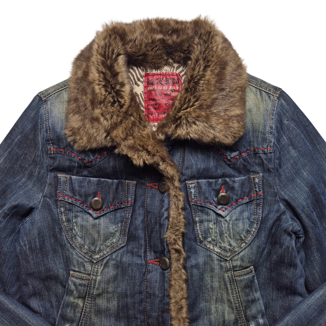 [M] 버커루 웨스턴 퍼 데님자켓 상품이미지2