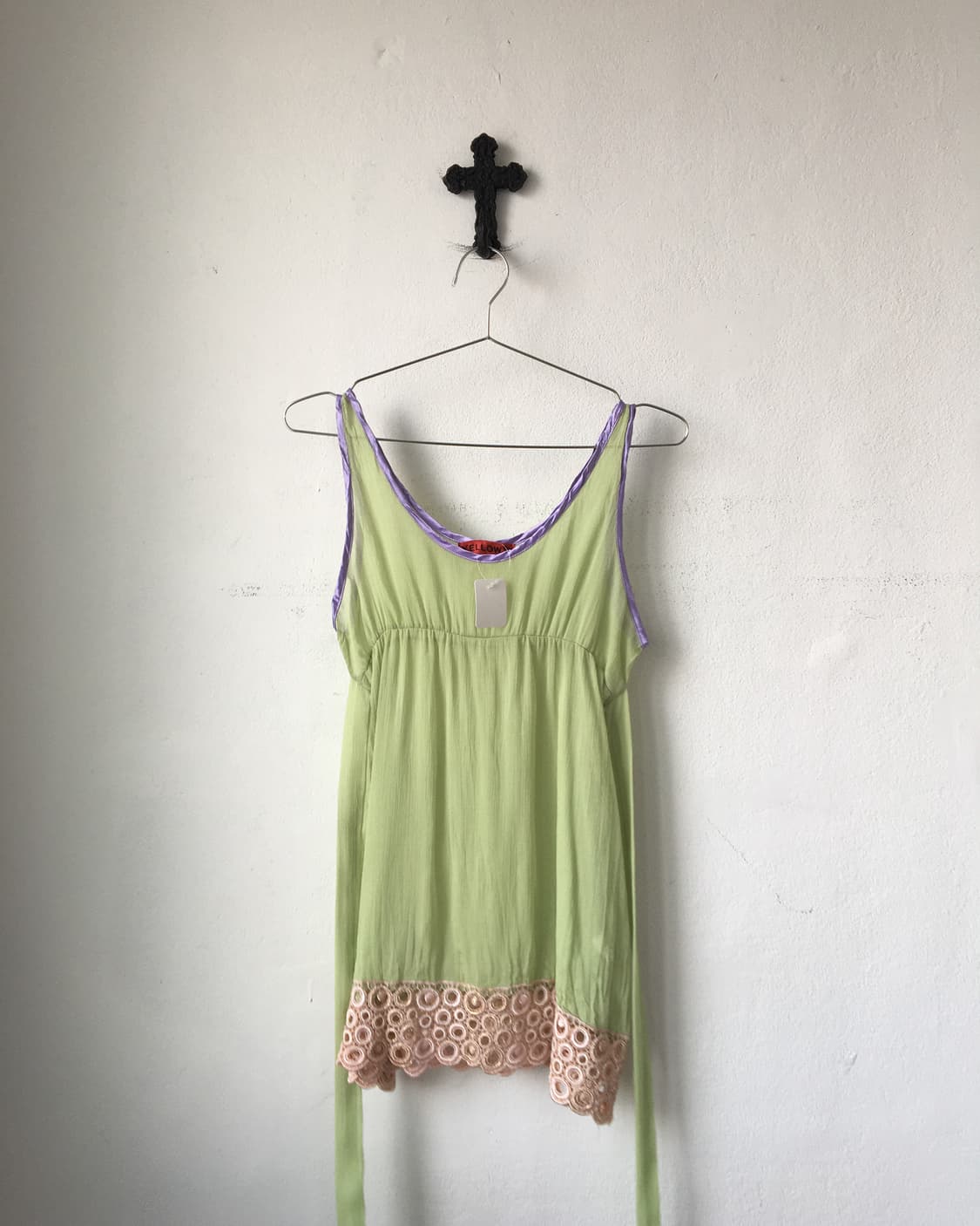 Punching point tied sleeveless 상품이미지2