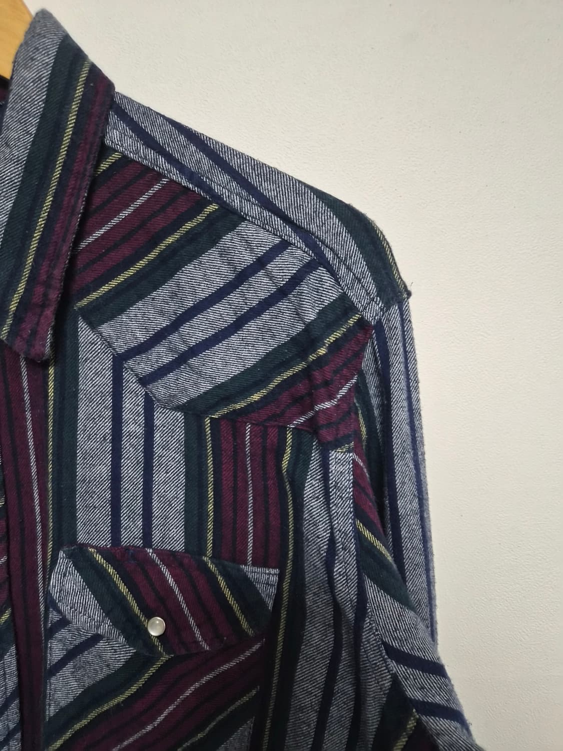 랭글러Wrangler 웨스턴 셔츠 XL사이즈 - S301 상품이미지3